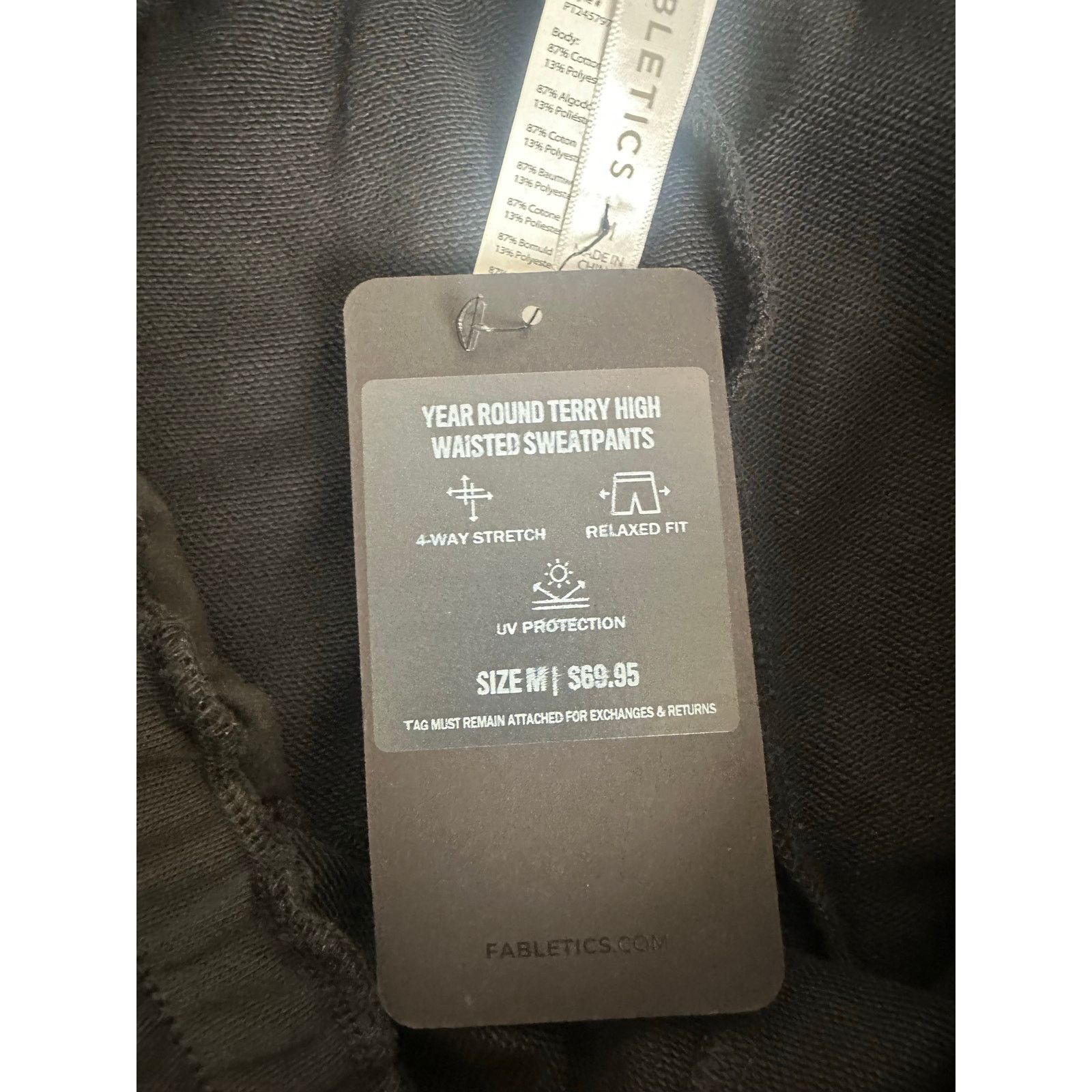 Fabletics Fabletics x S.W. Smiley Year Round Terry Jogger - Size M-NEW Size US 30 / EU 46 - 5 Thumbnail