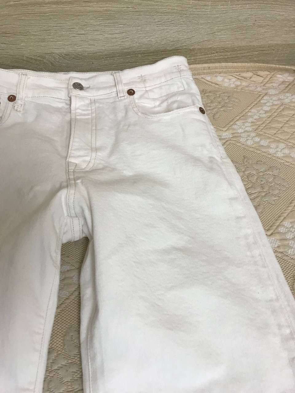 R13 🔥 R13 SS25 Romeo Jean Aerin White Stretch Denim Pants Jeans Size 28" / US 6 / IT 42 - 15 Thumbnail