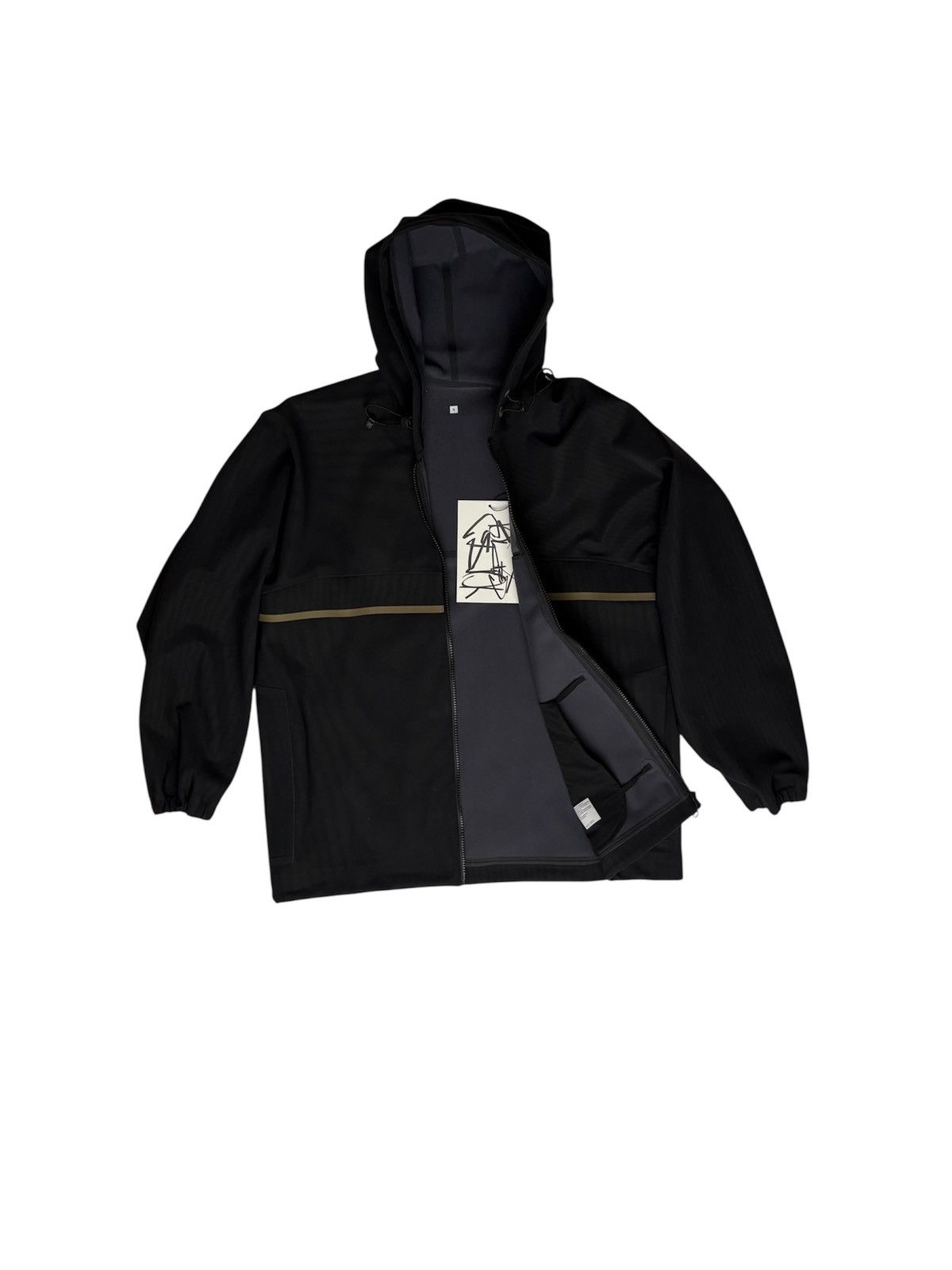 GR10K GR10K Black Hooded Fleece Jacket Size US S / EU 44-46 / 1 - 4 Thumbnail