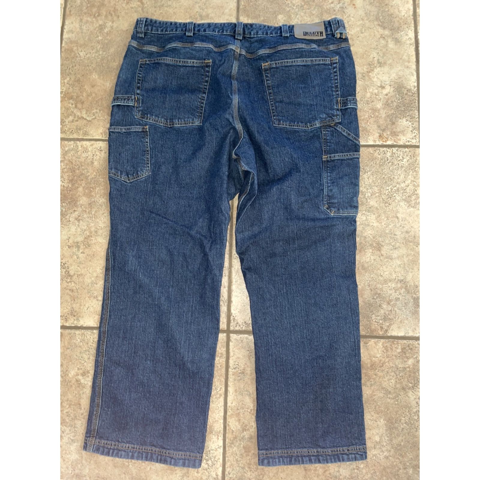 CO Duluth Jeans Mens 44 x 30 Regular Blue Straight 90s? Pre-owned Men Size 44 Inseam 30 Size US 44 / EU 60 - 4 Thumbnail