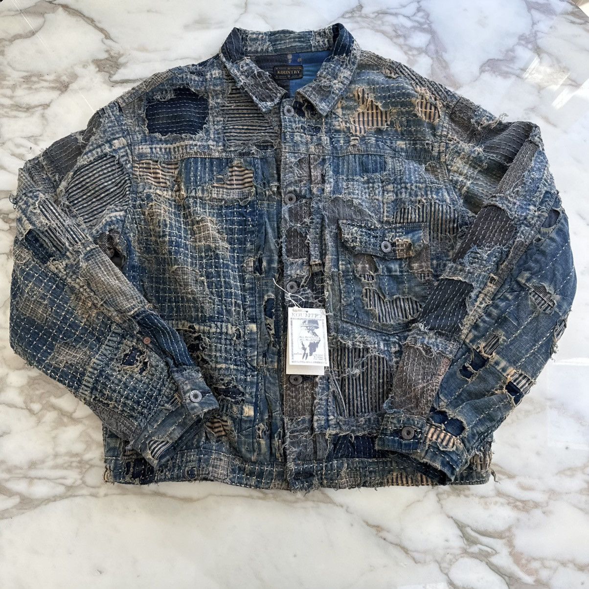 Kapital Kapital century denim jacket - Size 42 -Westerner no.5s