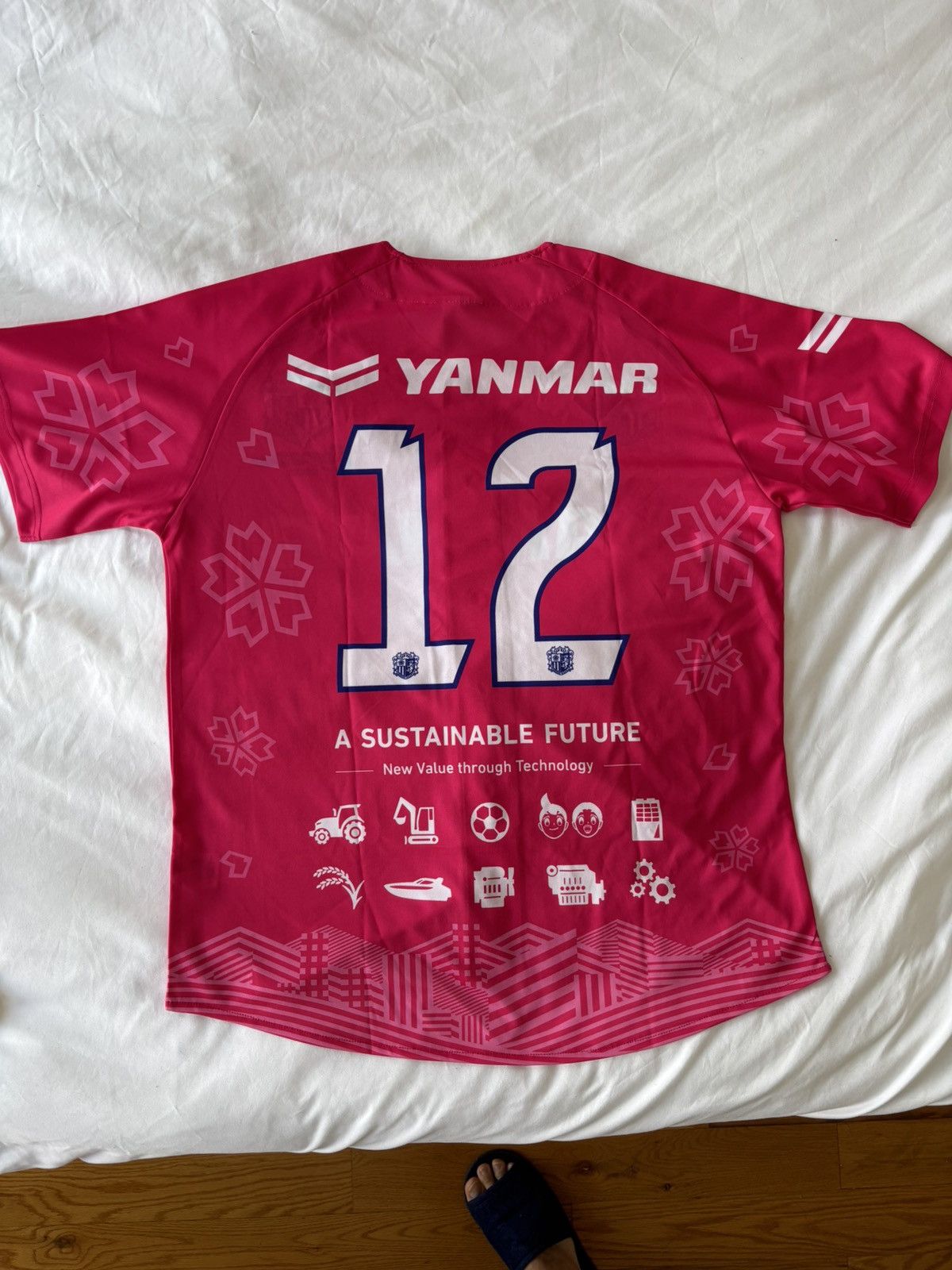 Other Cerezo Osaka J.League Baseball Jersey Size Large Pink Size US L / EU 52-54 / 3 - 4 Thumbnail