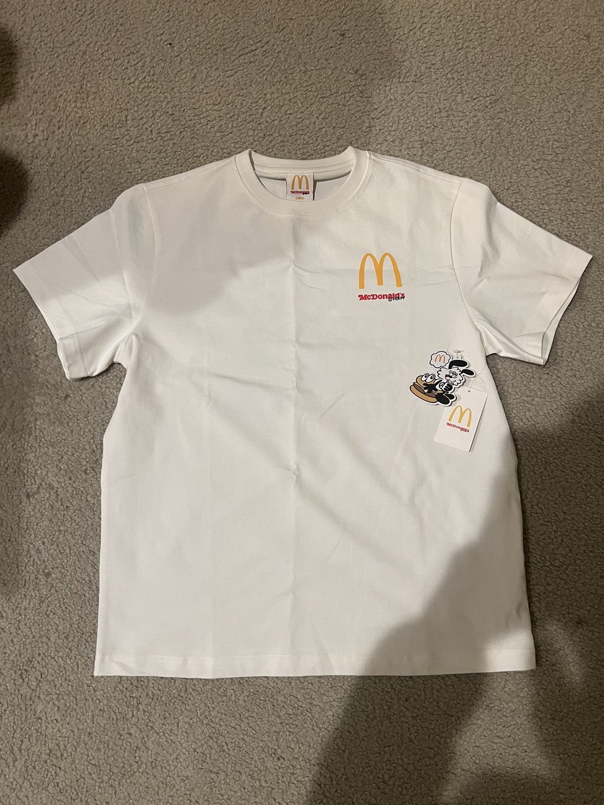 マクドナルド - マクドナルド X VERDY Tシャツ 白 Mサイズの通販