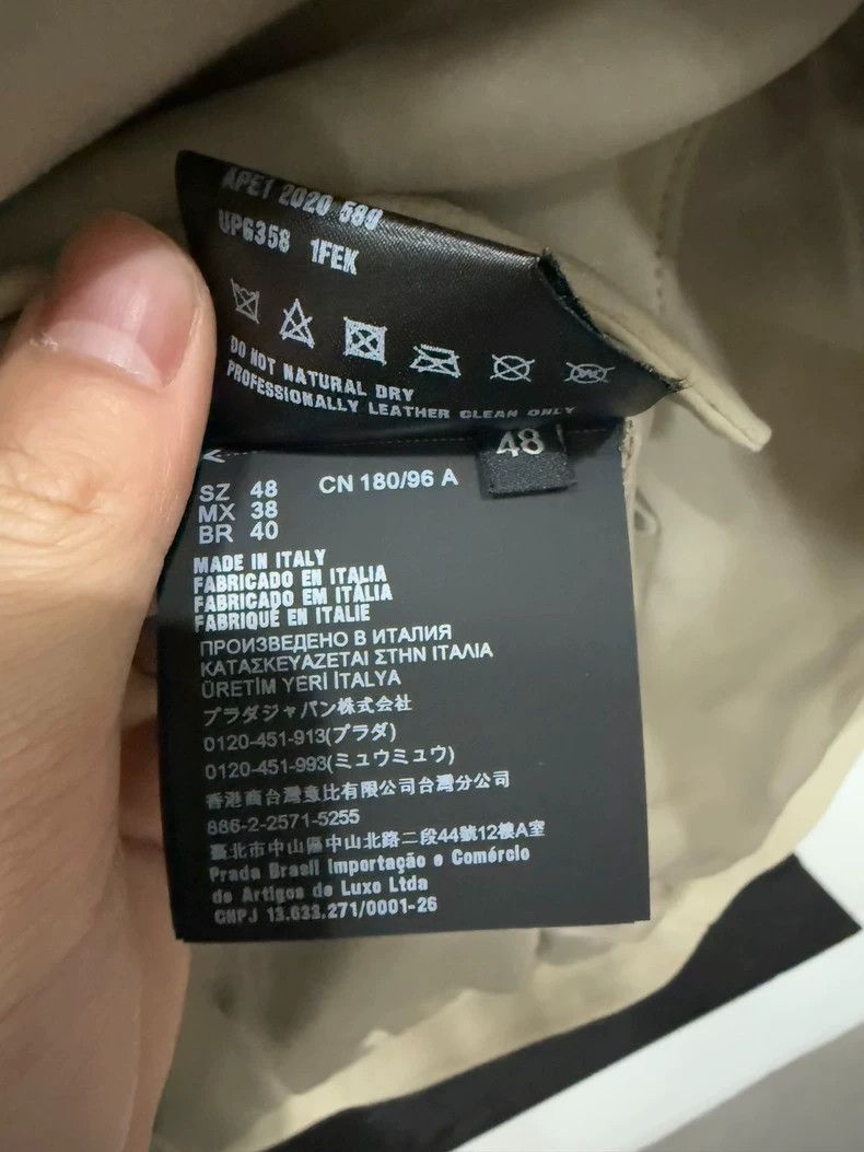 Prada Leather Jacket in Excellent Condition-2506