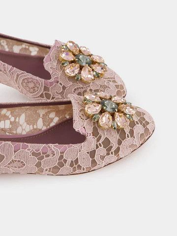 Dolce & Gabbana o1y0925 Loafers in Pink Size US 5 / IT 35 - 4 Thumbnail