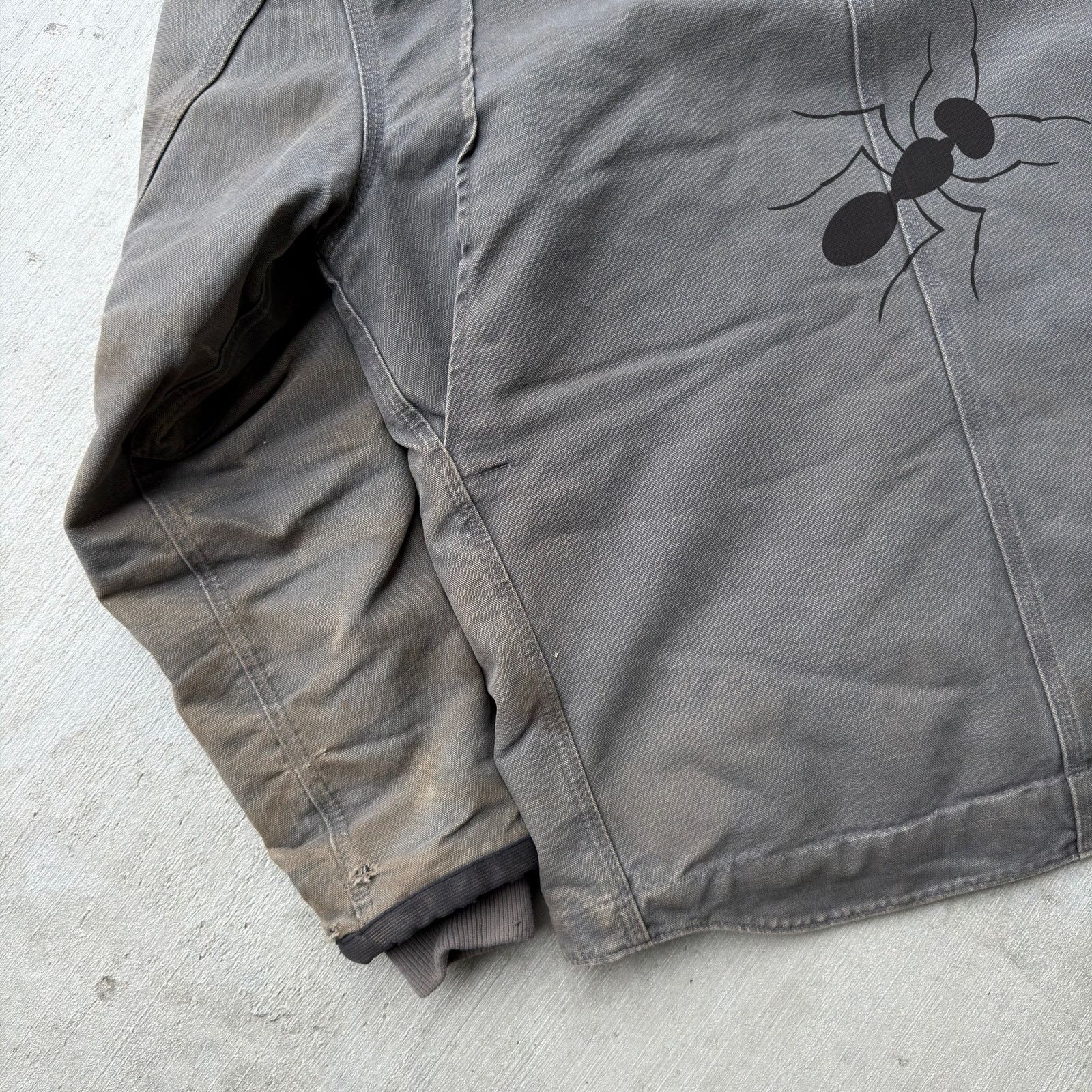 Carhartt × Vintage Carhartt J284 GVL gray button up work wear jacket Size US M / EU 48-50 / 2 - 7 Thumbnail