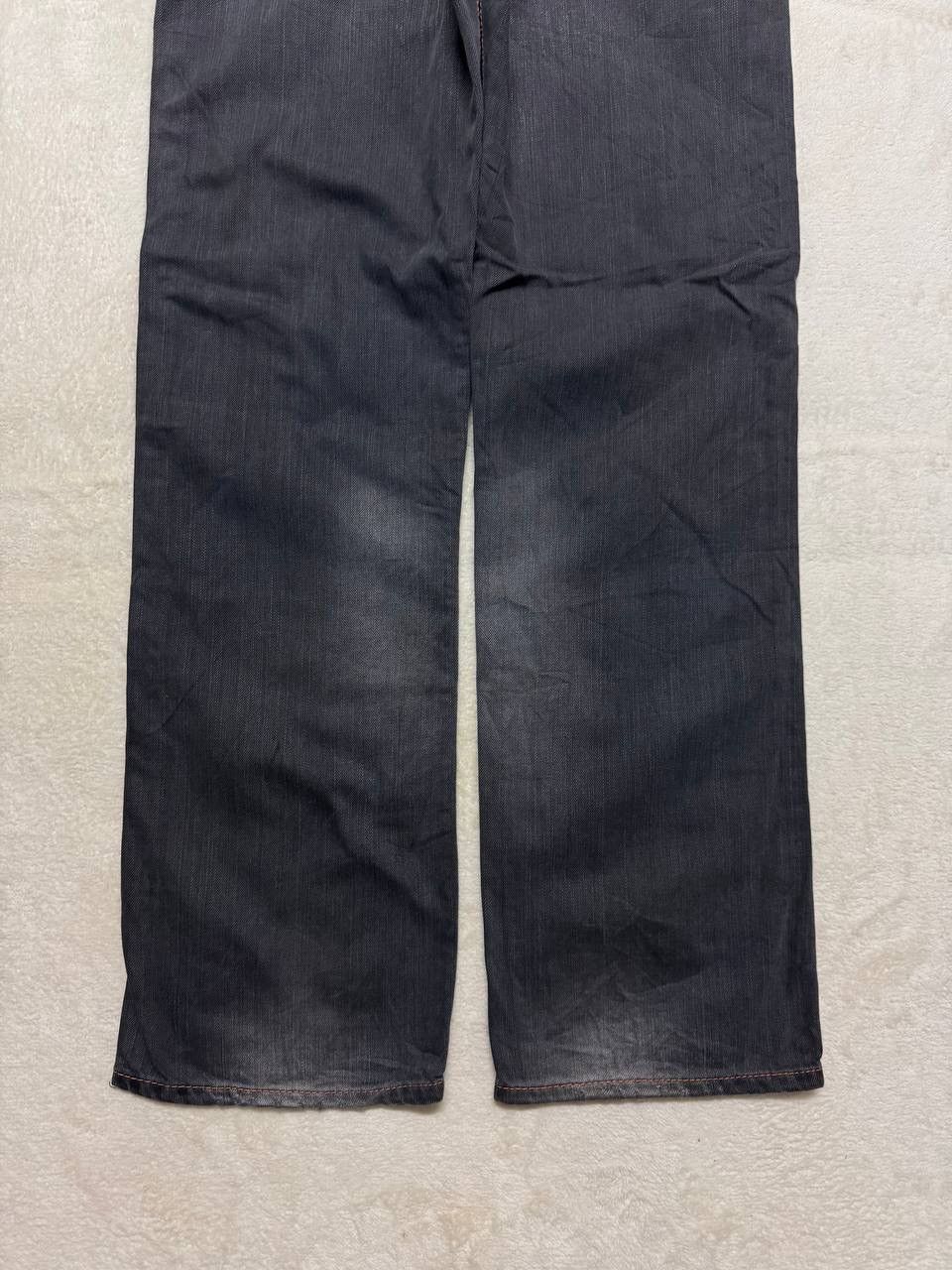 Japanese Brand SICK Vintage Replay Smoke Washed Style Distressed Denim Jean Size US 31 - 21 Thumbnail