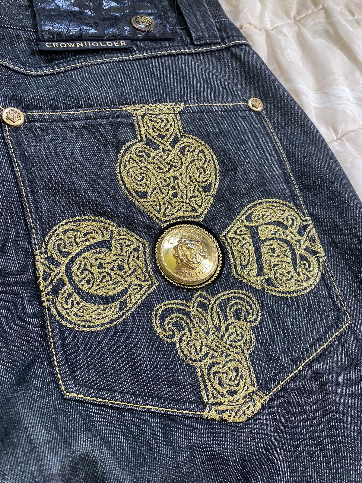 JNCO × Southpole × Vintage Rare Vintage Y2K Crownholder Baggy Cybergoth Jeans Size US 38 / EU 54 - 7 Thumbnail
