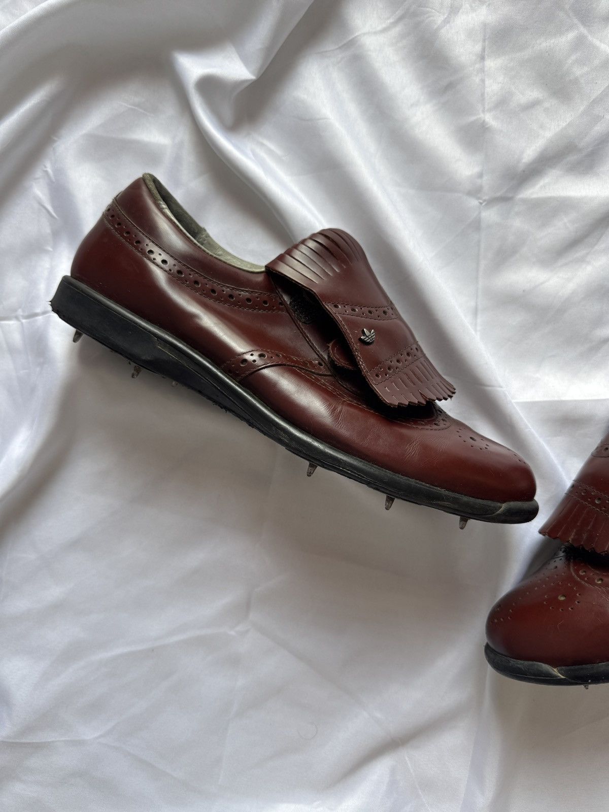 Adidas 1993 Adidas Golf Saddle Vintage Rare Retro Leather Shoes Size US 11 / EU 44 - 3 Thumbnail