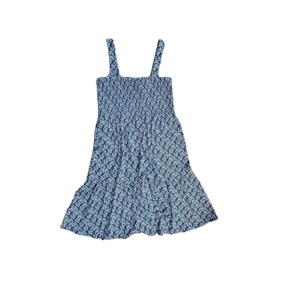 Loft NWT LOFT Smocked Tiered Square Neck Tank Dress Olive sz S Size S / US 4 / IT 40 - 1 Thumbnail