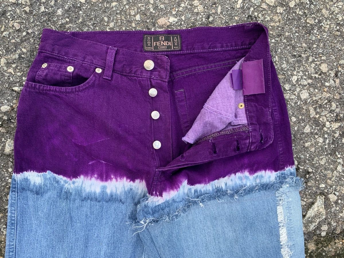Fendi FENDI TIE DYE DENIM JEANS Size 29" - 4 Thumbnail