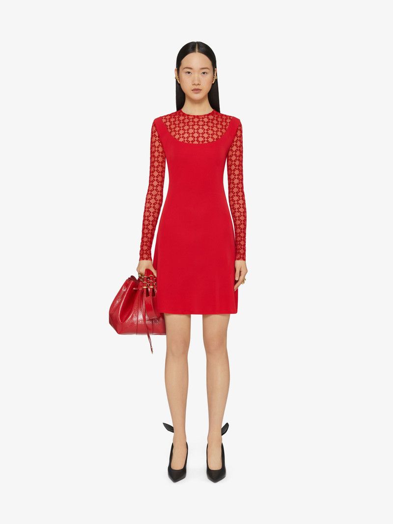 Givenchy o1n1vont0326 Dress in Red Size XS / US 0-2 / IT 36-38 - 2 Thumbnail