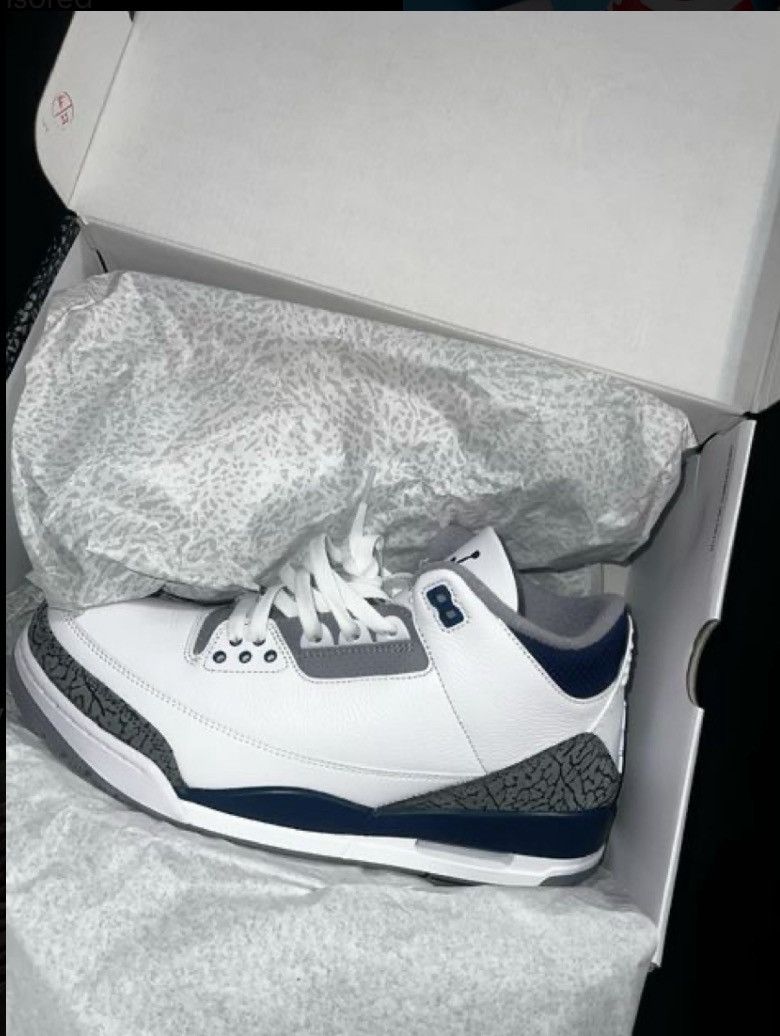 Jordan Brand Jordan navy blue 3s Size US 5.5 / EU 38 - 5 Thumbnail