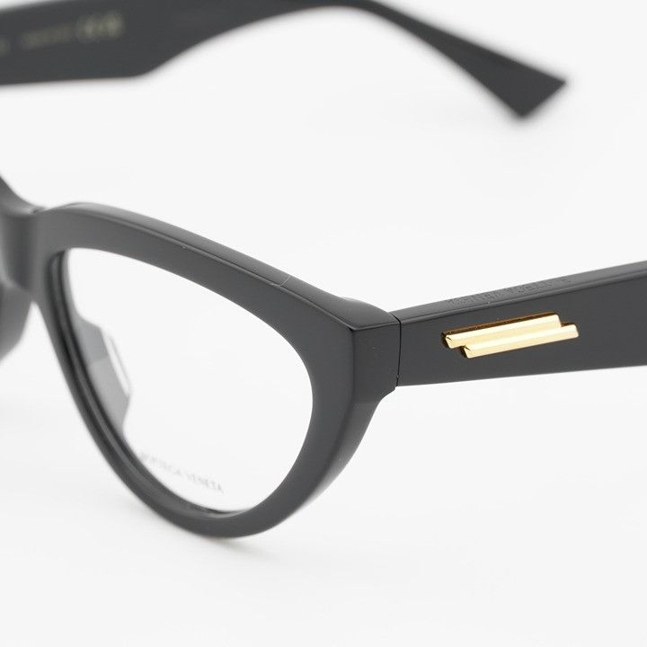 Bottega Veneta Bottega Veneta BV1193O 001 Eyeglasses Black 54mm Cat Eye Fra Size ONE SIZE - 8 Thumbnail