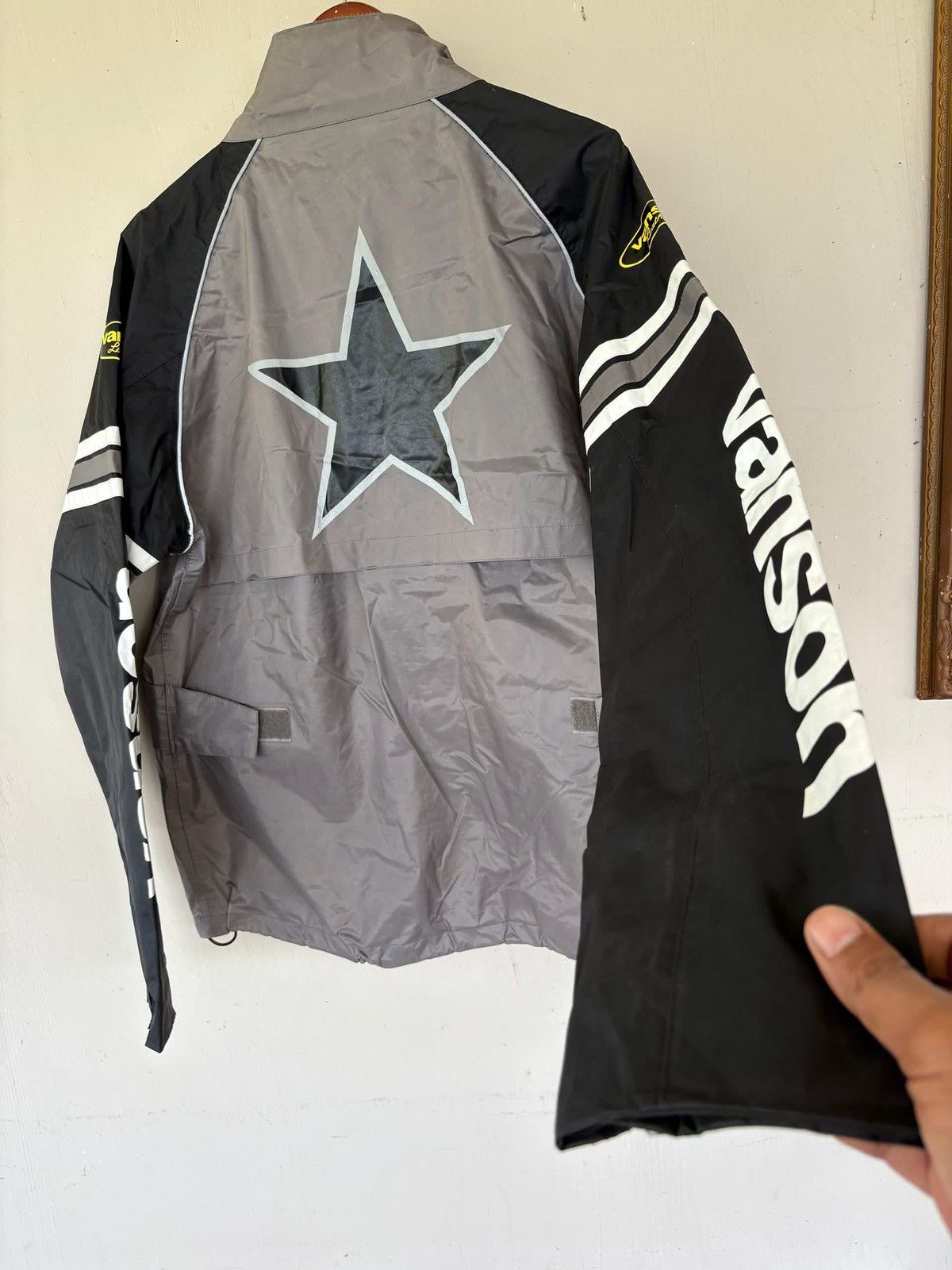 Vanson Leathers VTG Vanson Leather Waterproff Rain Jacket Moto Racer 1 Star Size US L / EU 52-54 / 3 - 8 Thumbnail