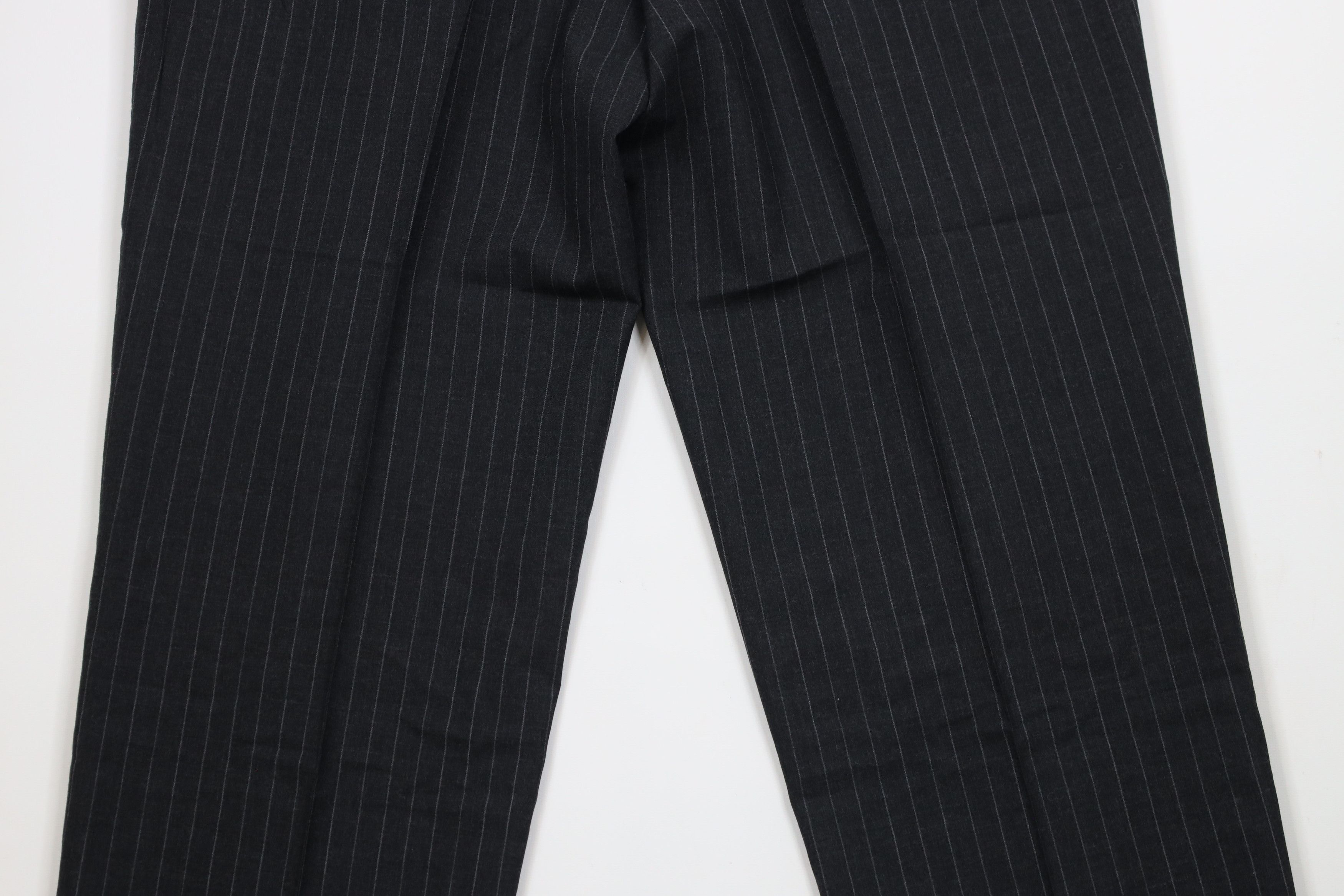 Lands' End × Vintage Vintage 90s Lands End Pinstriped Wide Leg Chino Pants USA Size US 36 / EU 52 - 12 Thumbnail