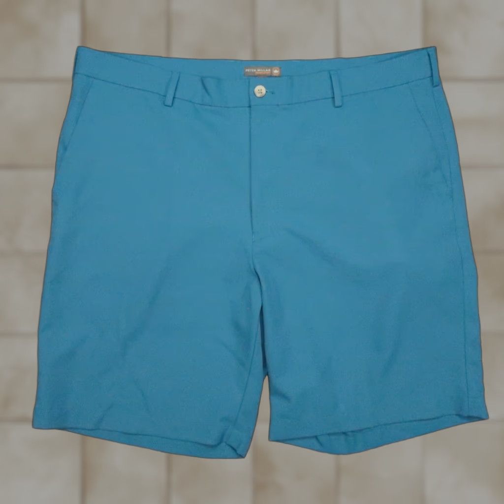 Peter Millar Shorts Mens 38 Blue Crown Sport Salem Performance Chino Golf