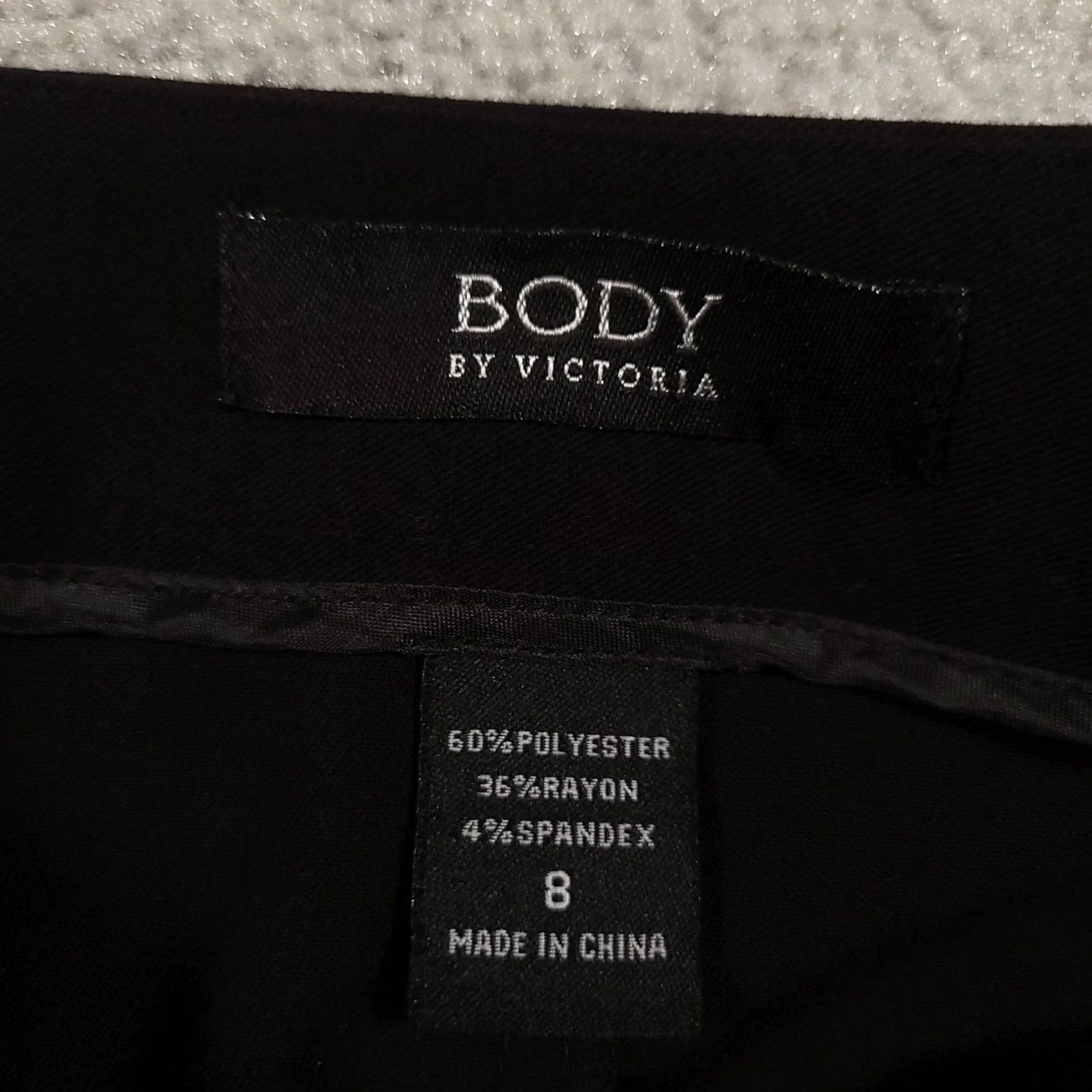 Vintage Body by Victoria Skirt Womens 8 Black Pencil Career Office Stretch Pockets Classic Women Size 30" / US 8 / IT 44 - 7 Thumbnail
