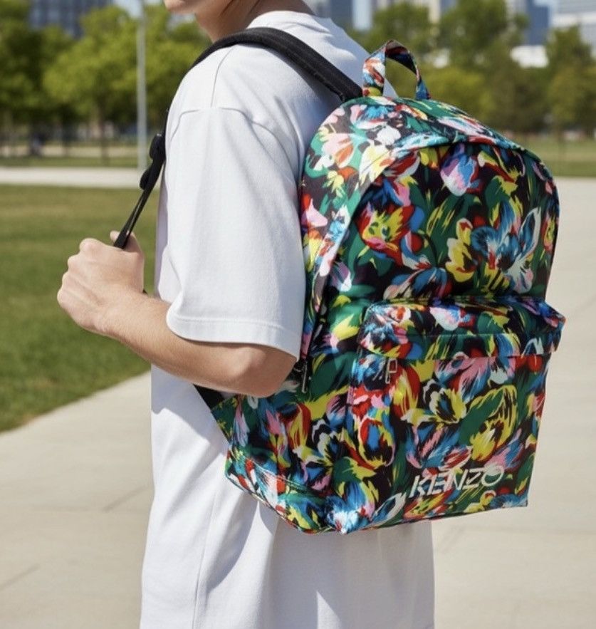 Kenzo RARE Limited Edition Kenzo x Vans Men's Floral Backpack Size ONE SIZE - 1 Thumbnail