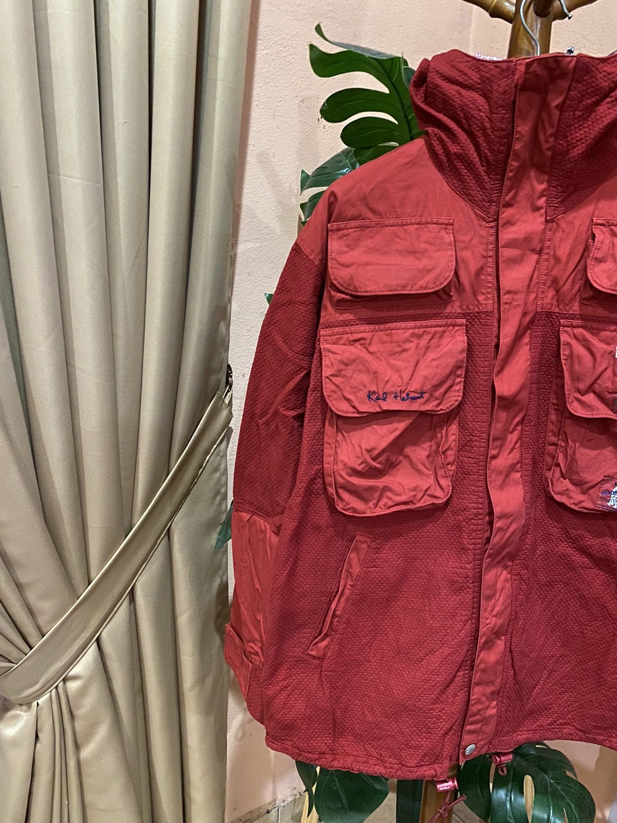 Karl Helmut Karl Helmut Vintage Red Utility Jacket Size US L / EU 52-54 / 3 - 5 Thumbnail