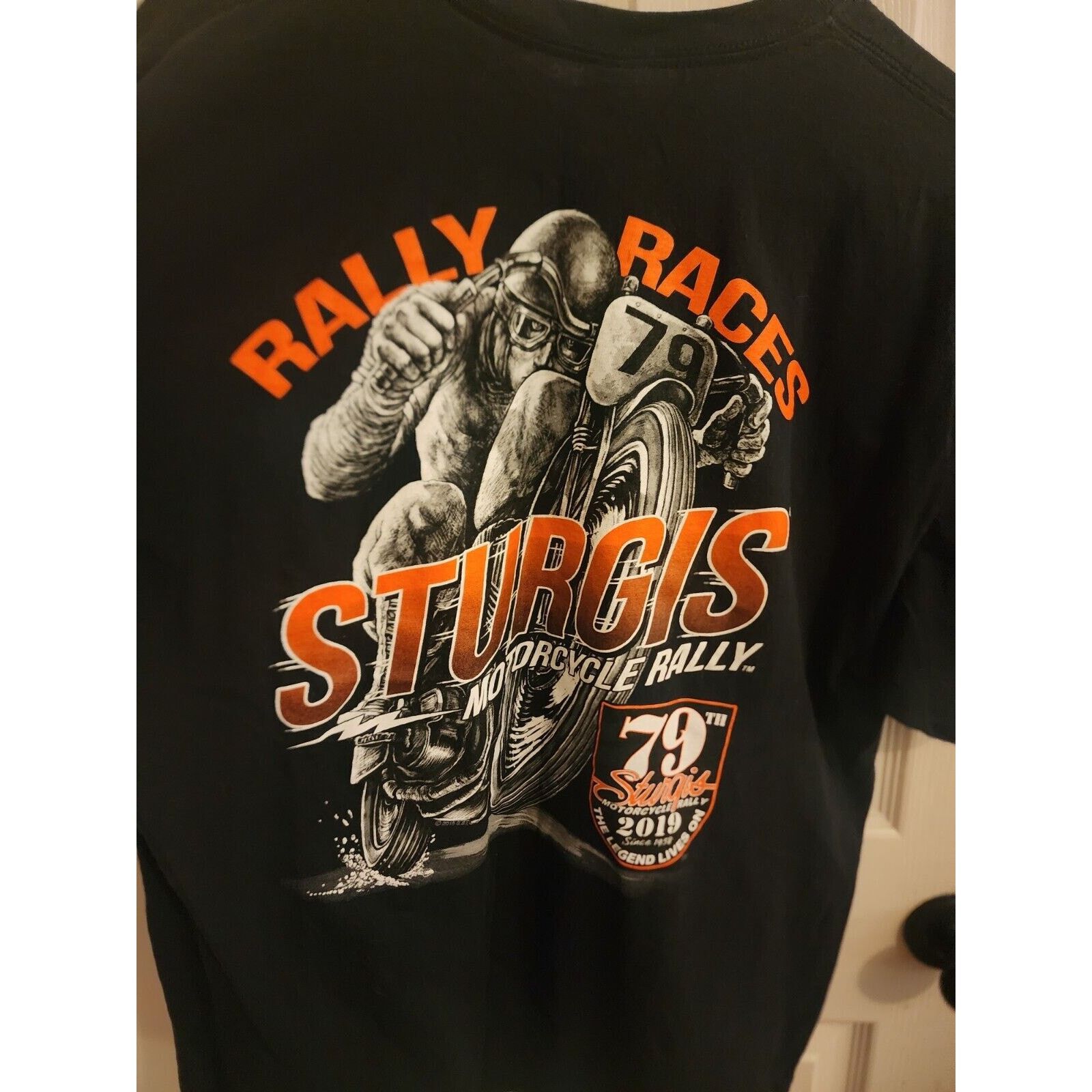 Gildan Sturgis Rally T-shirt 2019 XL Short Sleeve Size US XL / EU 56 / 4 - 2 Thumbnail