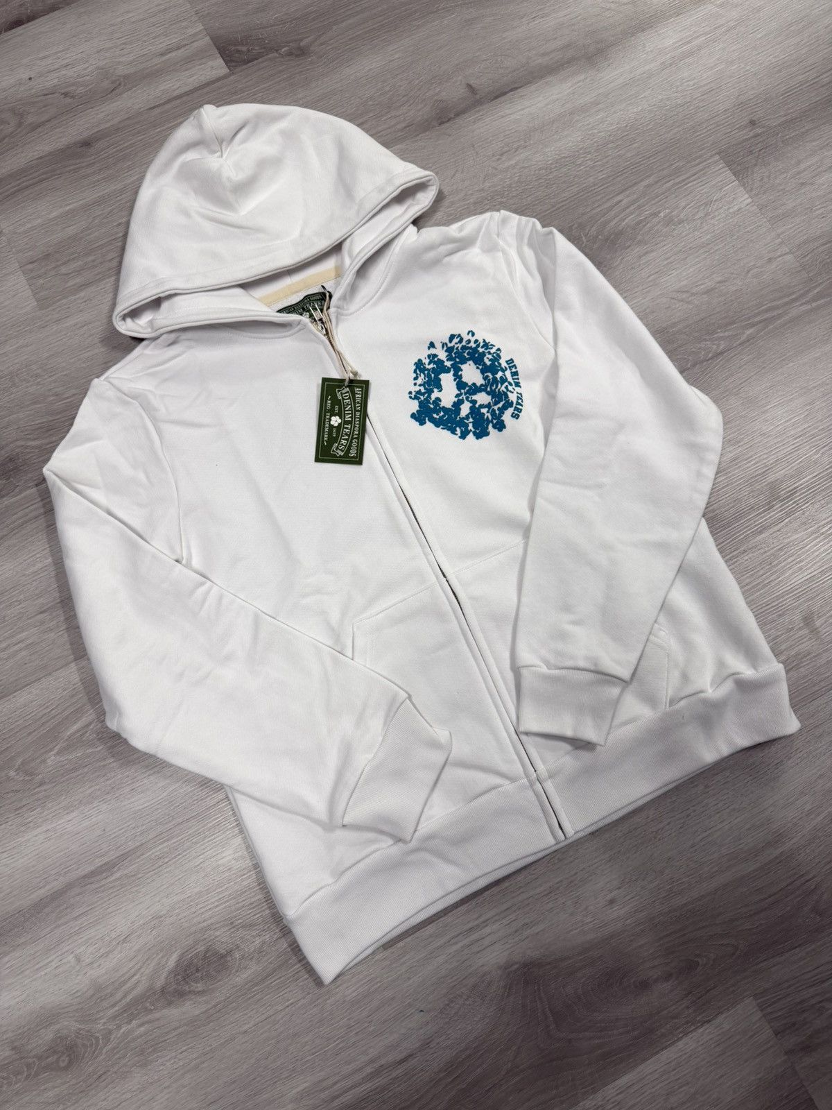 DENIM TEARS Denim Tears Zip-Up Hoodie – (Brand New With Tags) Size US L / EU 52-54 / 3 - 1 Thumbnail