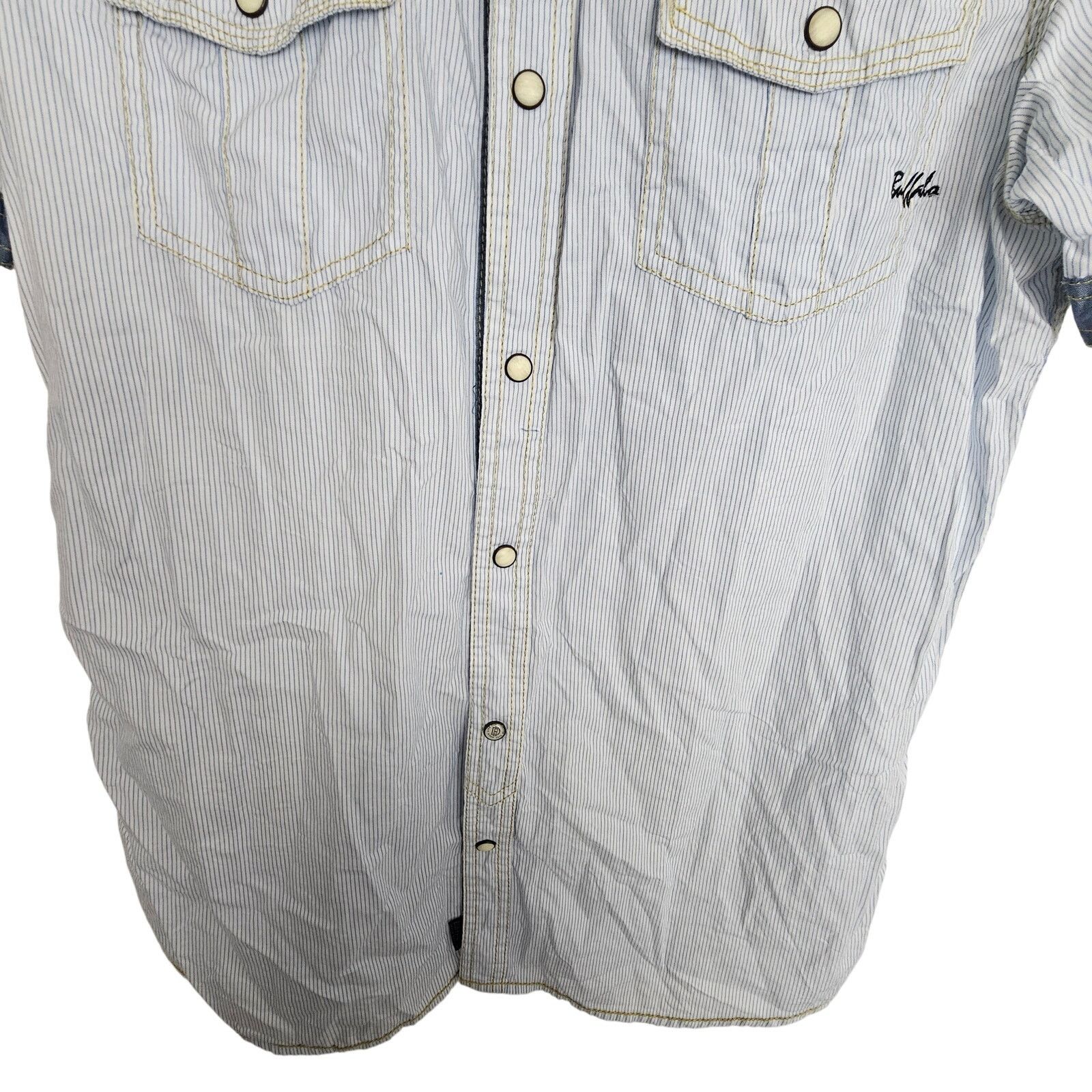 Buffalo David Bitton Buffalo David Bitton Men Striped Western Shirt Snap S Cowboy Size US S / EU 44-46 / 1 - 3 Thumbnail