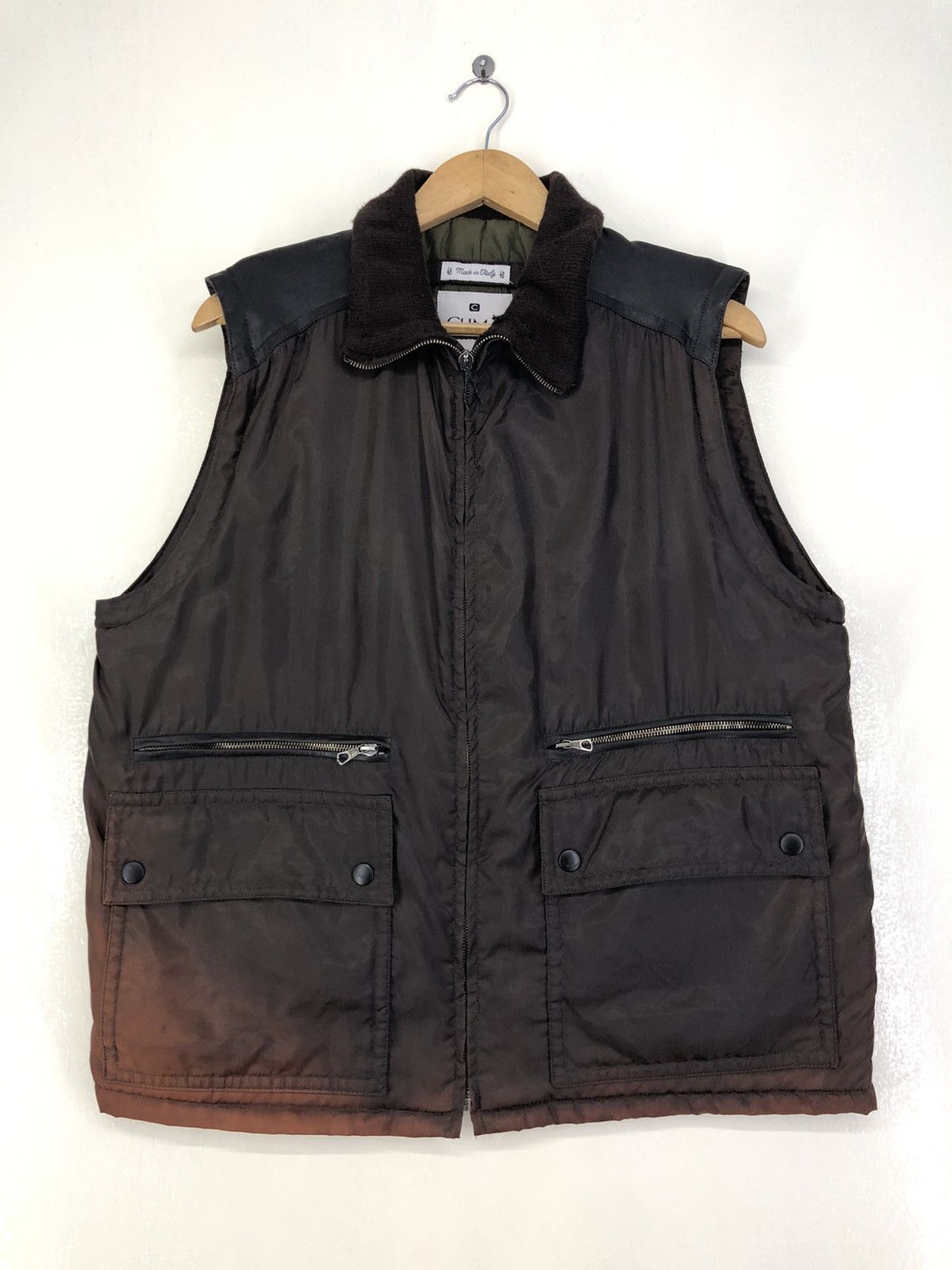 Vintage Vintage Clima Leather Shoulder Vest Jacket Size US L / EU 52-54 / 3 - 1 Thumbnail