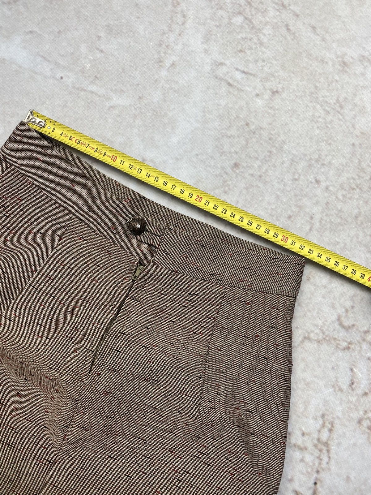 Canali Vintage classic tailored skirt with pattern by Canali Size 28" / US 6 / IT 42 - 6 Thumbnail