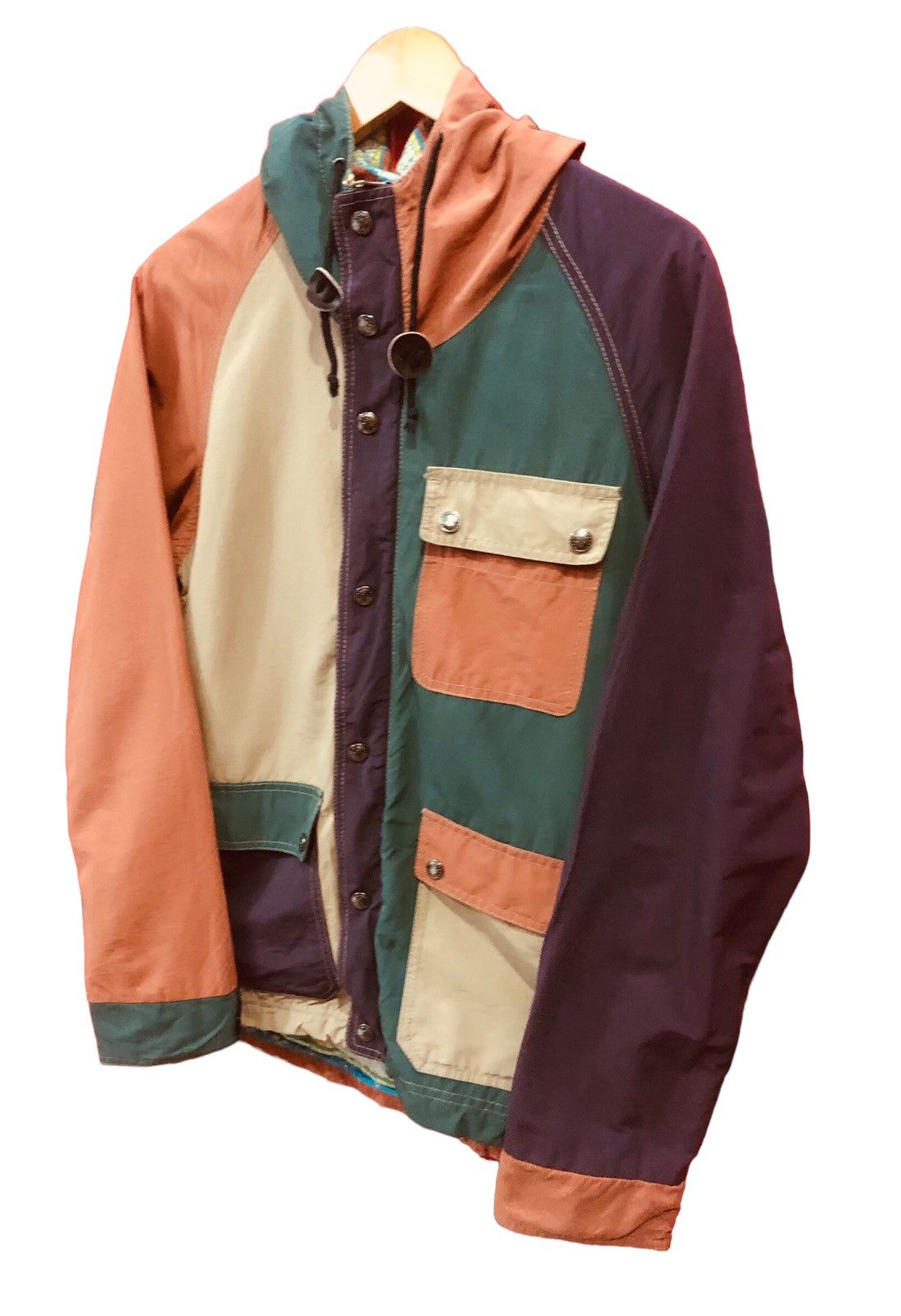 GRN GRN Reversible Color Block Hoodie Jacket Size US L / EU 52-54 / 3 - 3 Thumbnail