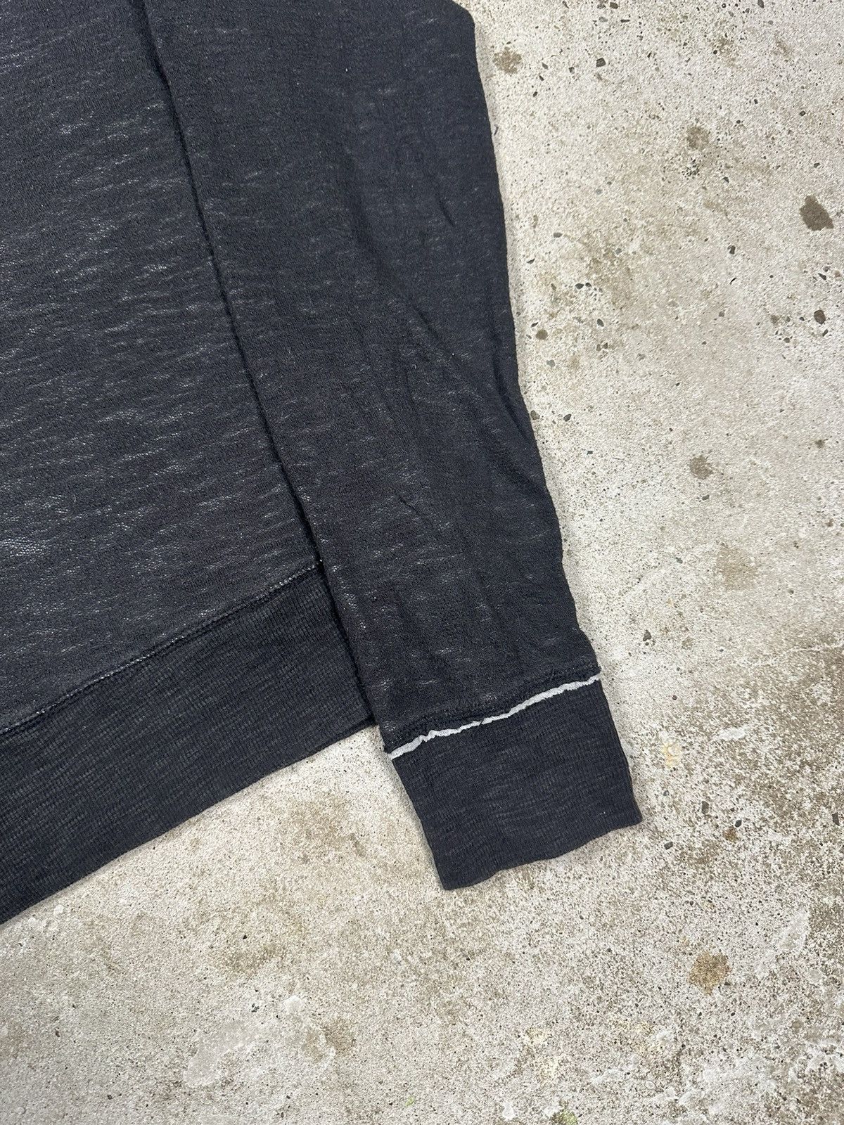 Diesel × Vintage Vintage Y2K Diesel V Neck Ice Black Sweater Knit Size US L / EU 52-54 / 3 - 5 Thumbnail