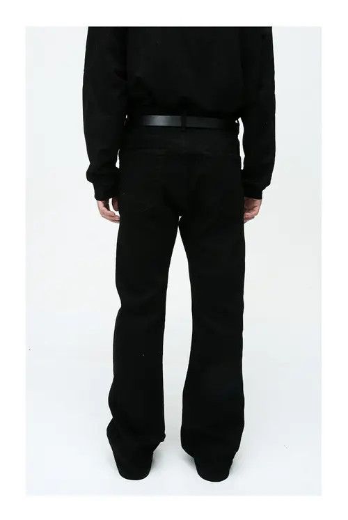 Other Simple black slim-fit stretch bootcut jeans Size US 32 / EU 48 - 5 Thumbnail