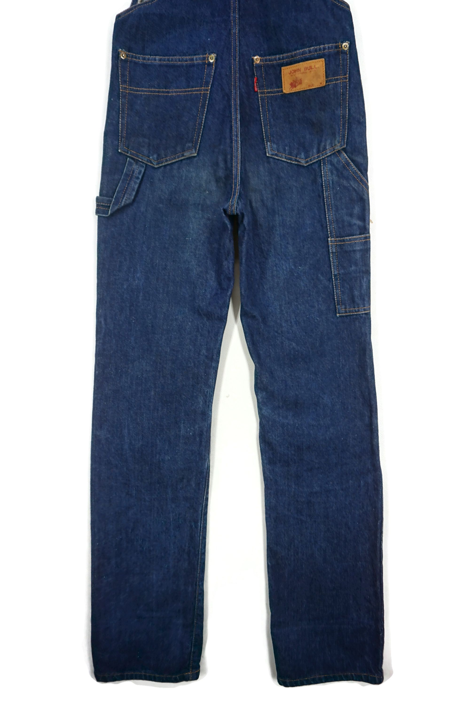 Japanese Brand John Bull Denim Overalls fit W29xL33 Carpenter Jeans Size 26" / US 2 / IT 38 - 9 Thumbnail