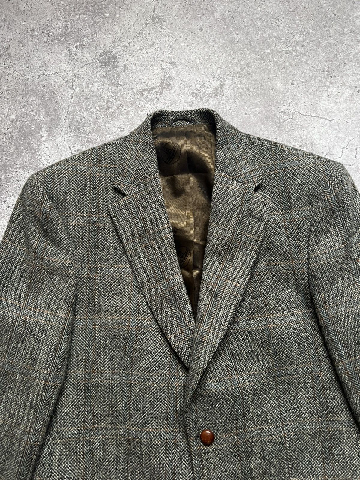 Harris Tweed Harris Tweed Mario Barutti Wool Blazer Jacket Men's Size 40L - 4 Thumbnail