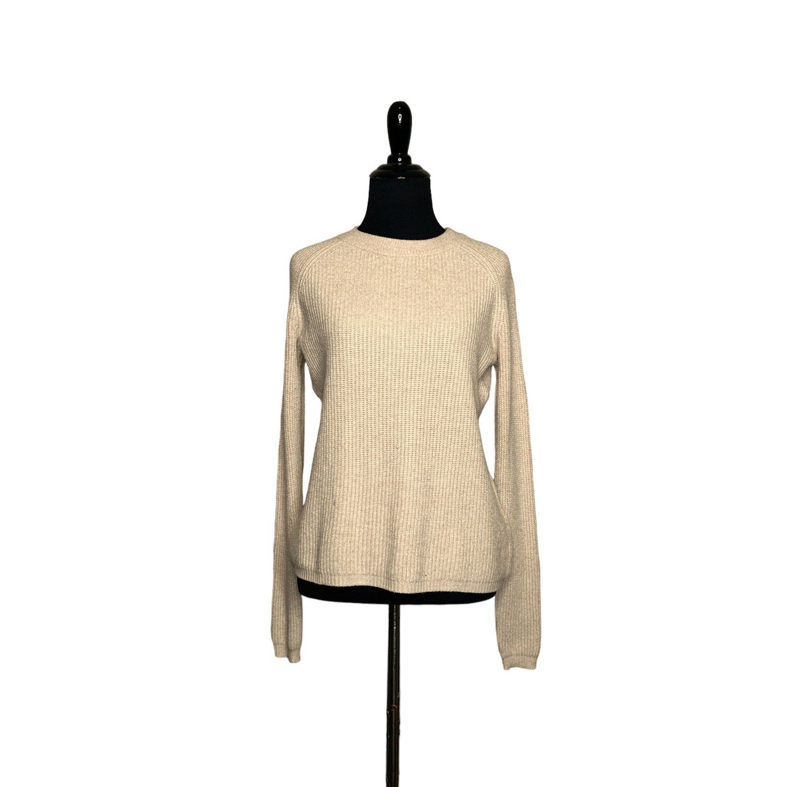 Elie Tahari Tahari beige cream crew neck long sleeves sweater size XS Size XS / US 0-2 / IT 36-38 - 9 Thumbnail