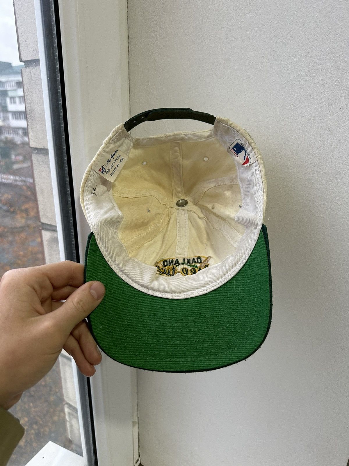MLB Vintage Oakland Athletics MLB Made In USA Cap Size ONE SIZE - 5 Thumbnail