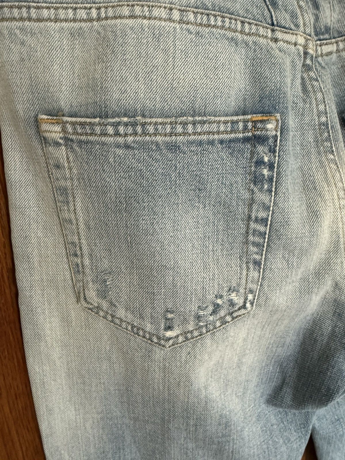 Saint Laurent Paris SS16 Saint Laurent knee rip trash jeans Hedi 29 D02 skinny Size US 29 - 19 Thumbnail
