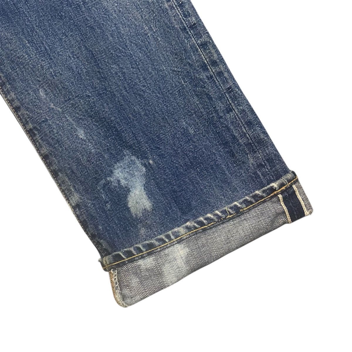 Denime ‼️LAST DROP‼️Denime Lot178 Selvedge Faded Distressed Denim Size US 31 - 11 Thumbnail