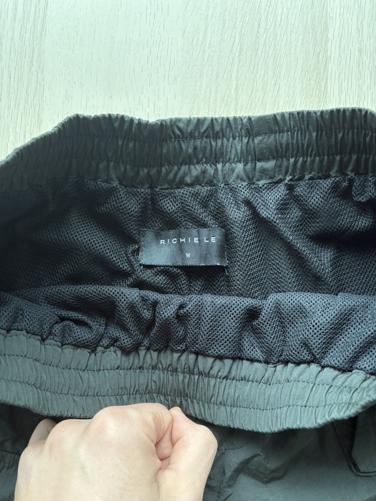Richie Le Collection Richie Le Cargo Shorts Size M Black Summer Size US 34 / EU 50 - 3 Thumbnail