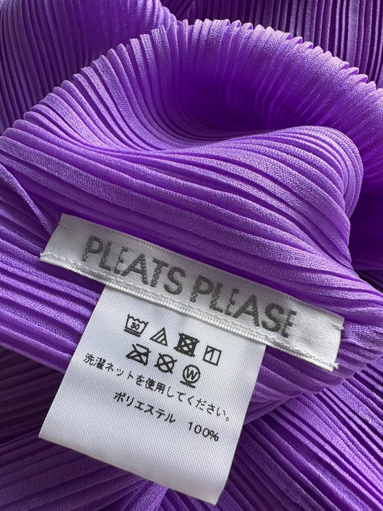 Issey Miyake Issey Miyake size:3 Purple pleated long-sleeved shirt Size XS / US 0-2 / IT 36-38 - 7 Thumbnail