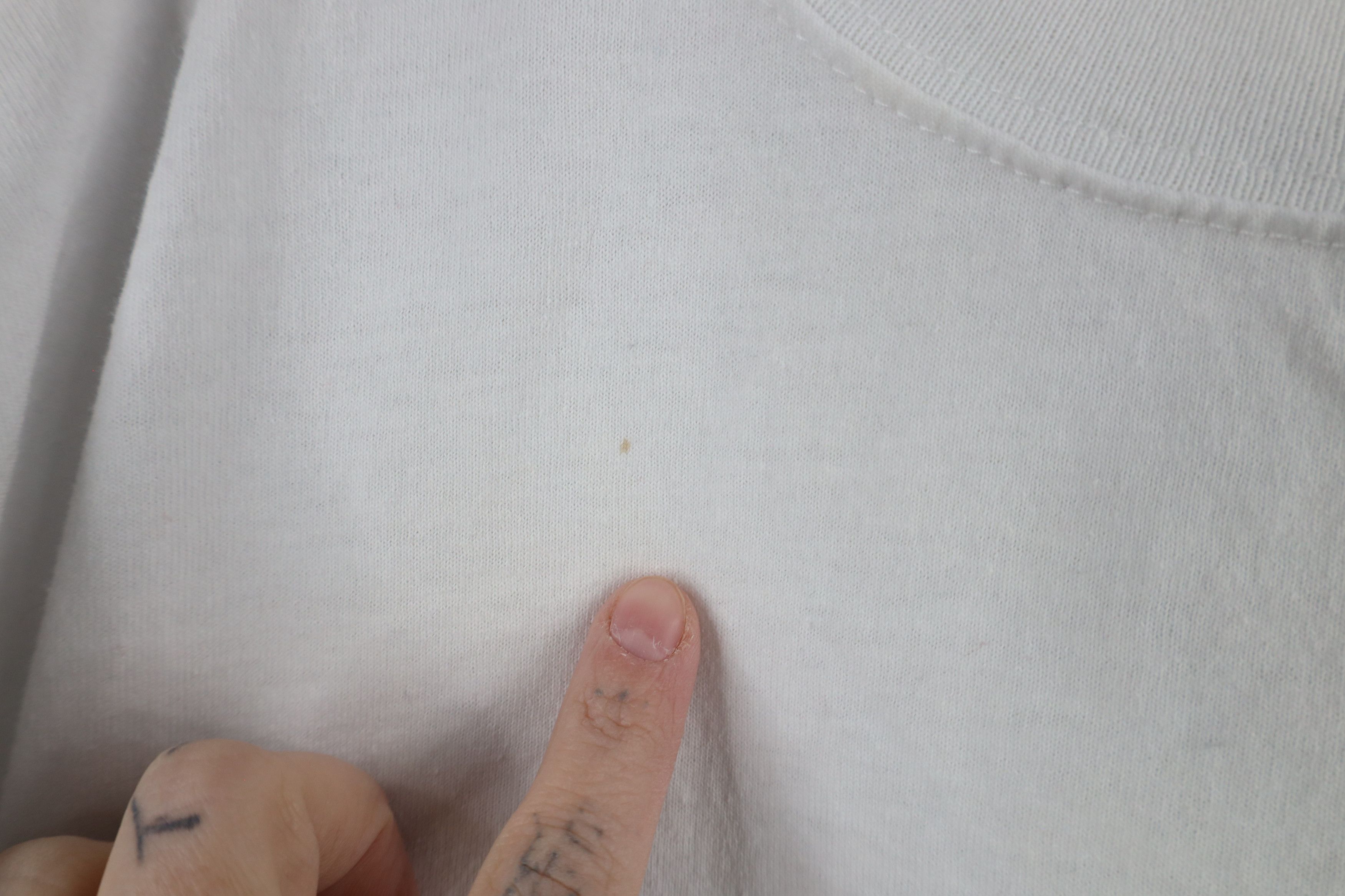Vintage Vintage 90s Streetwear Cotton Short Sleeve T-Shirt White Size US XXL / EU 58 / 5 - 4 Thumbnail