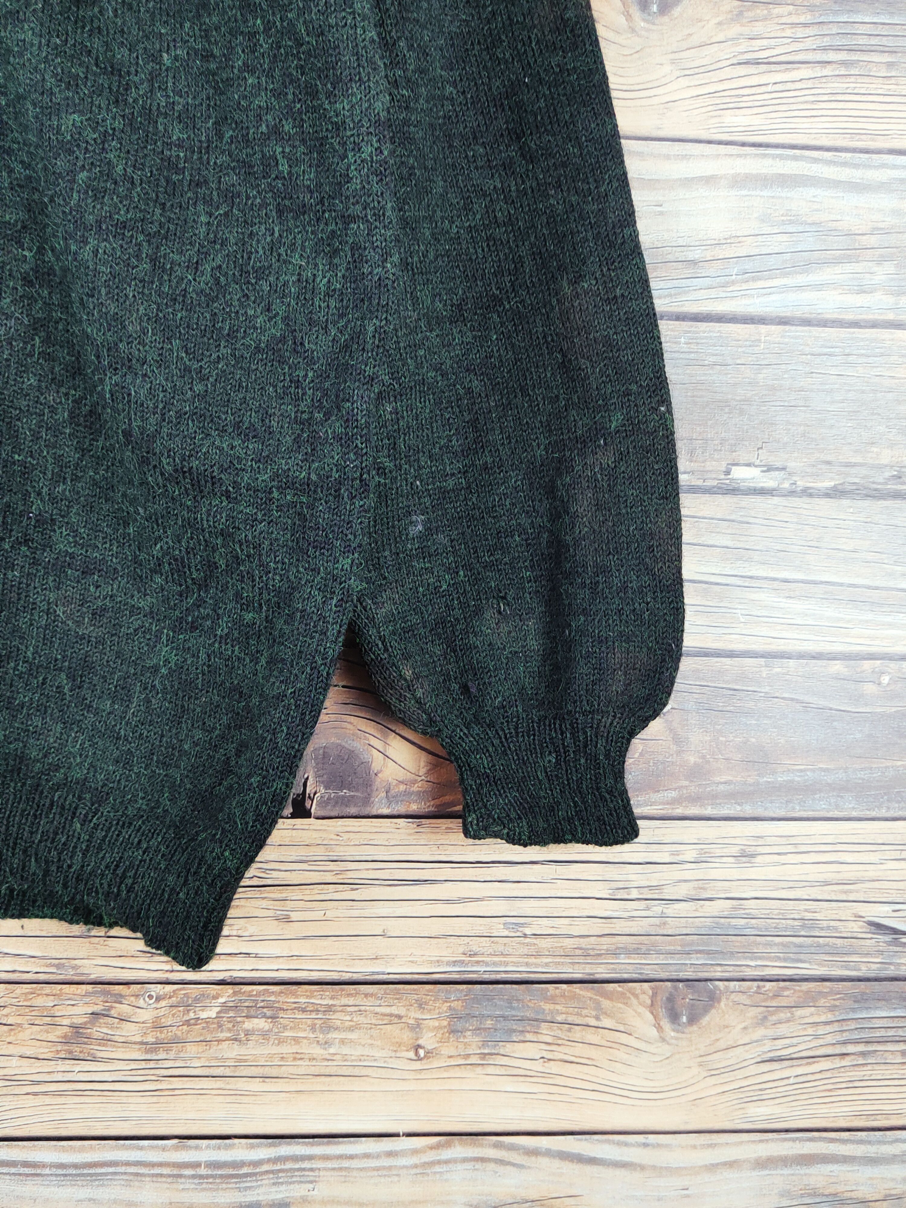 Vintage Japanese Brand Dark Green Knitwear Cardigan #W1002 Size M / US 6-8 / IT 42-44 - 6 Thumbnail