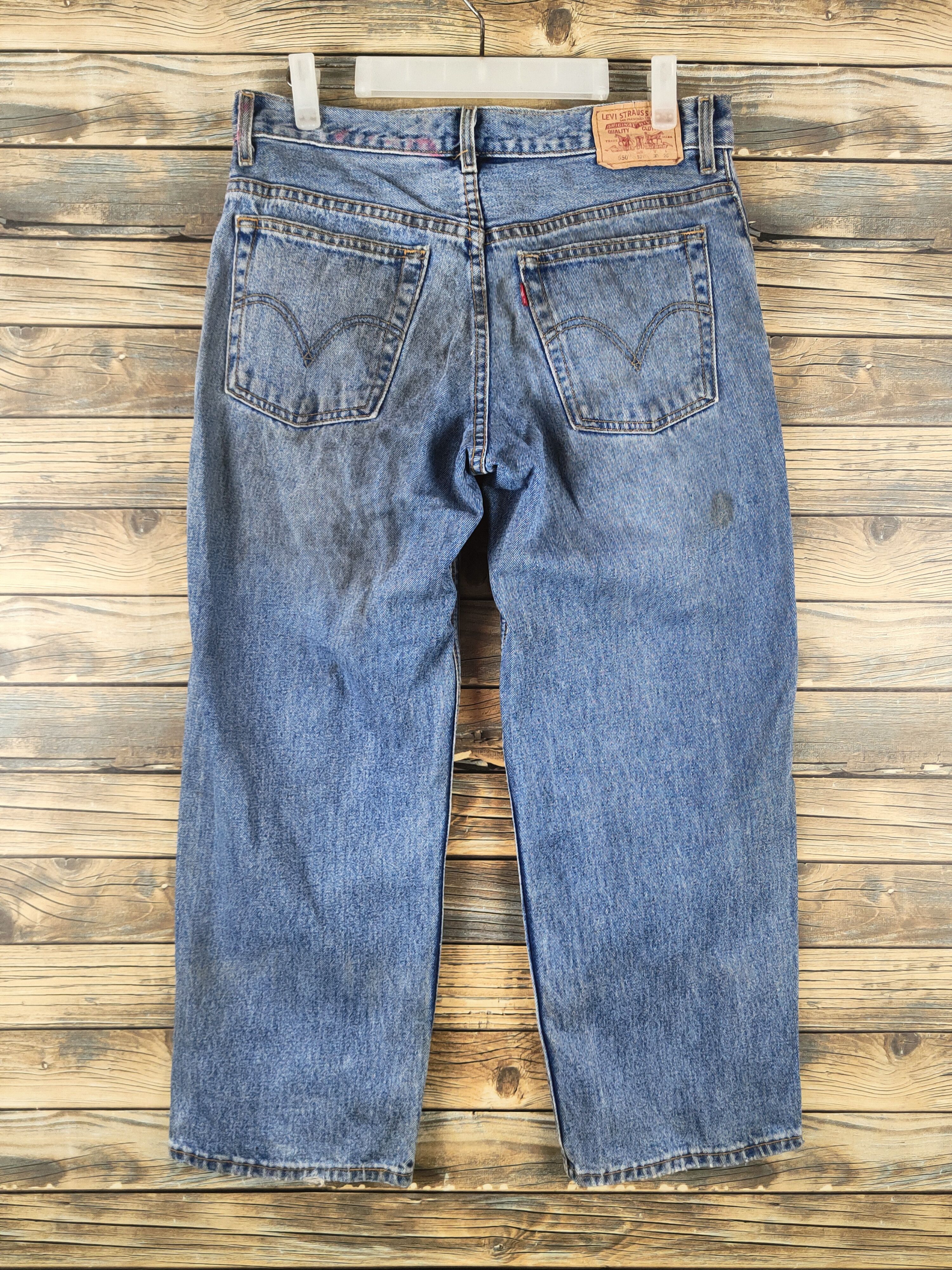 Levi's Levi's Blue Distressed Ripped Jeans #S2853 Size US 31 - 7 Thumbnail