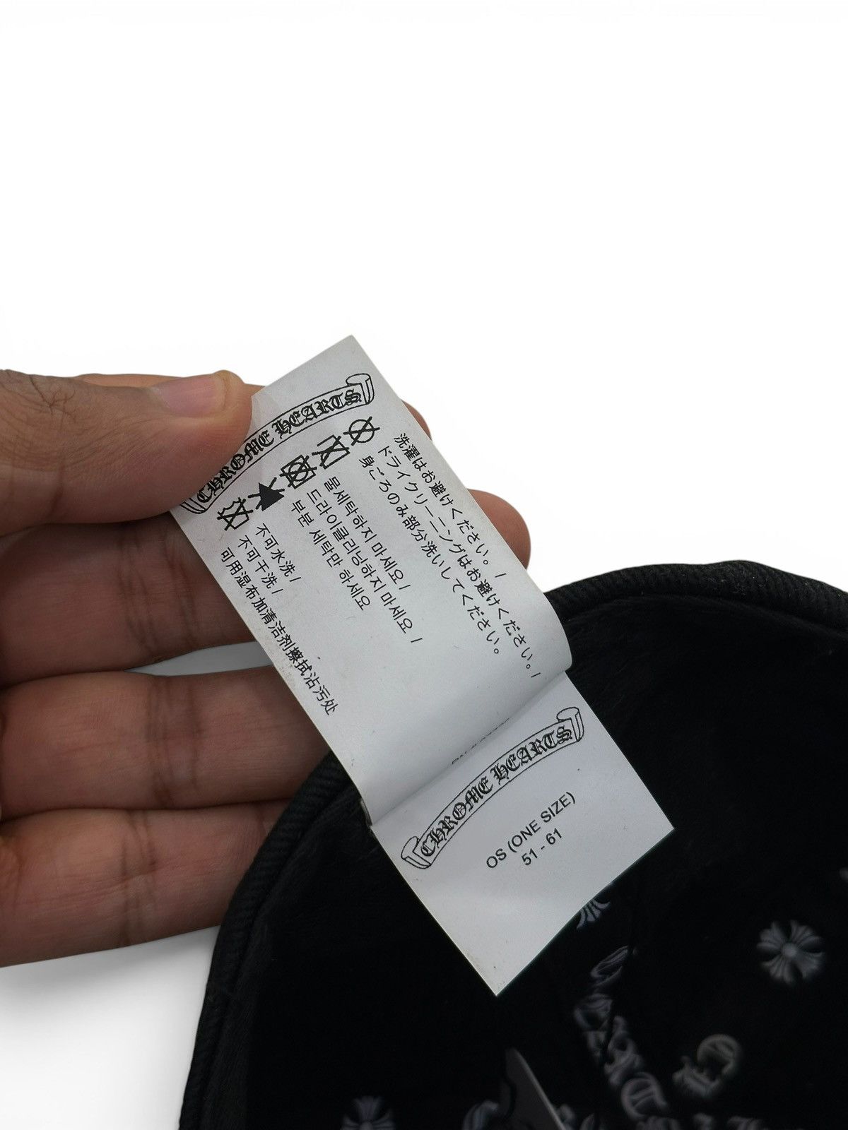 Chrome Hearts Chrome Hearts Cross Waxed Denim Baseball Cap Size ONE SIZE - 8 Thumbnail