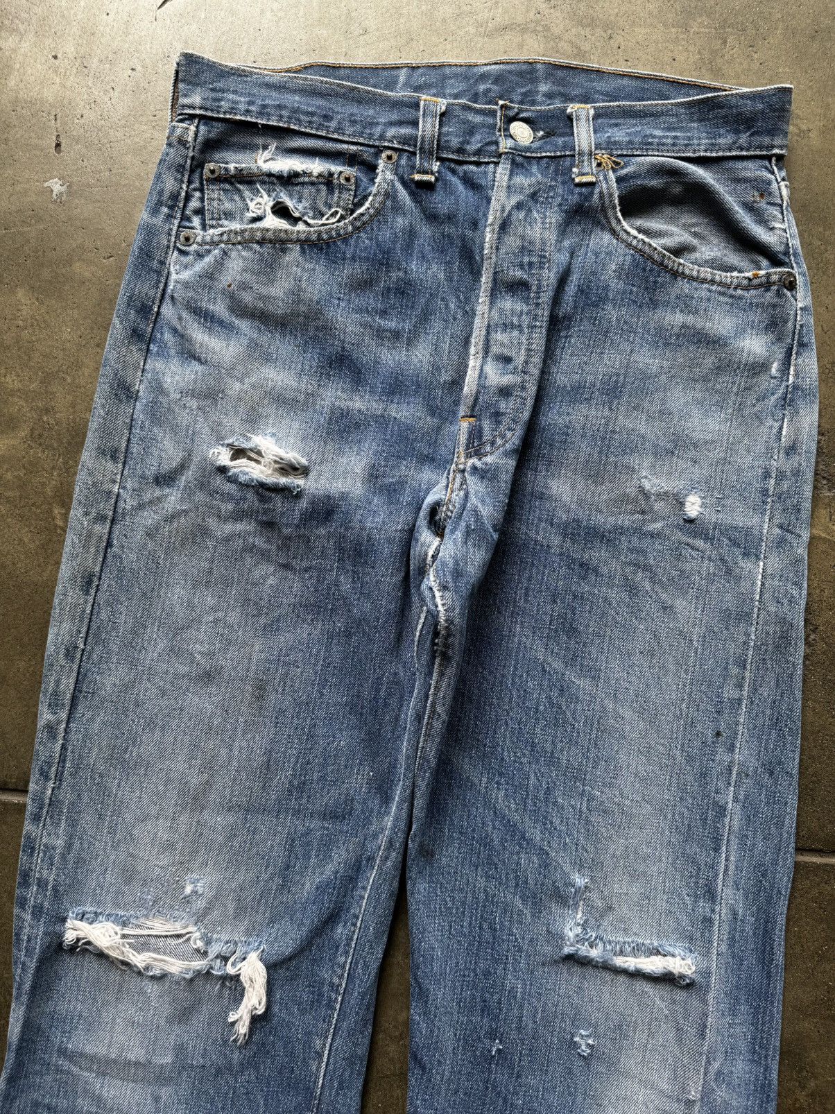 Vintage Vintage ‘80s Levi’s 501 Redline Selvedge Denim Jeans Size US 31 - 3 Thumbnail