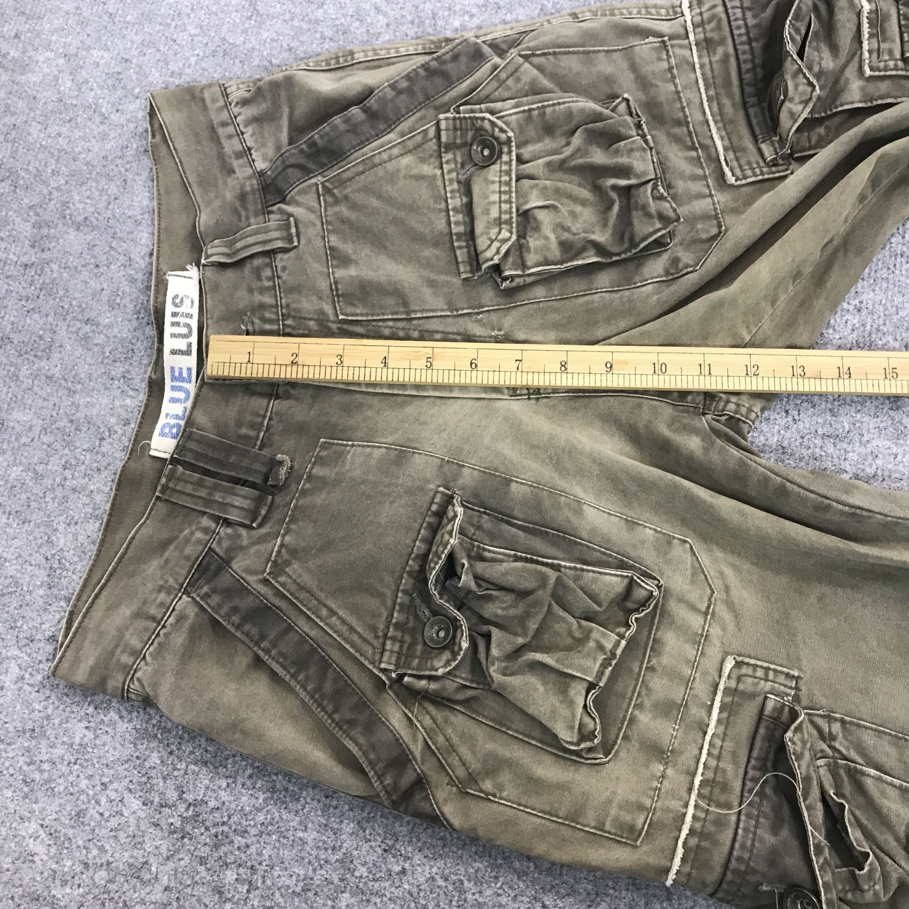 Japanese Brand baggy blue luis Cargo tactical pocket pants Size US 28 / EU 44 - 8 Thumbnail