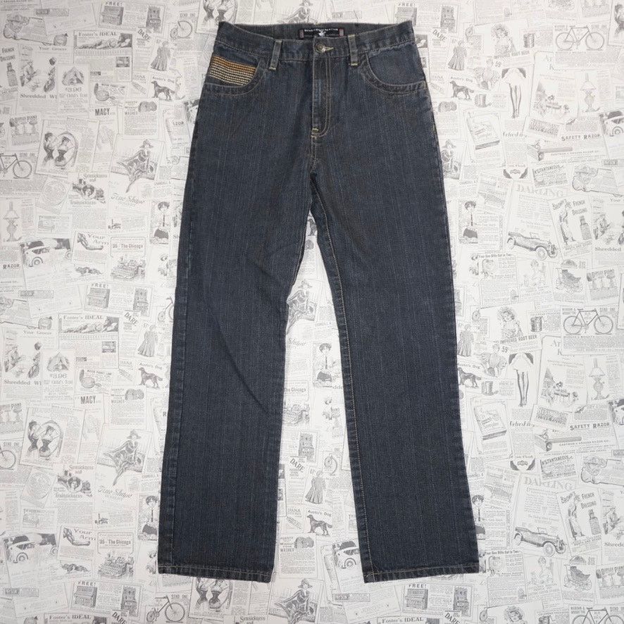 Vintage 18 - Vintage Y2K Beverly Hills Polo club 2000s denim pants Size US 26 / EU 42 - 2 Thumbnail