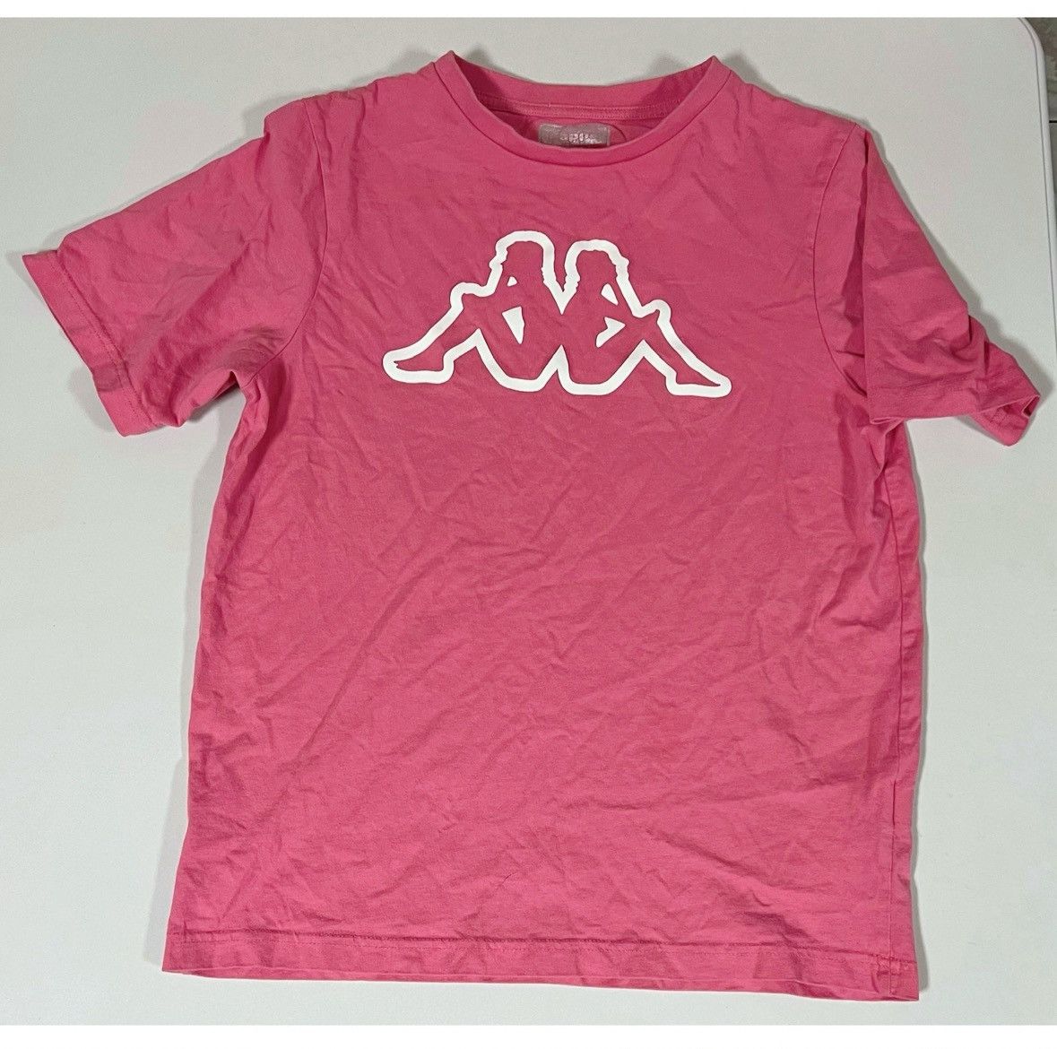 Kappa Kappa Pink White Logo Graphic Short Sleeve Tee Shirt Size S💗 Size US S / EU 44-46 / 1 - 2 Thumbnail