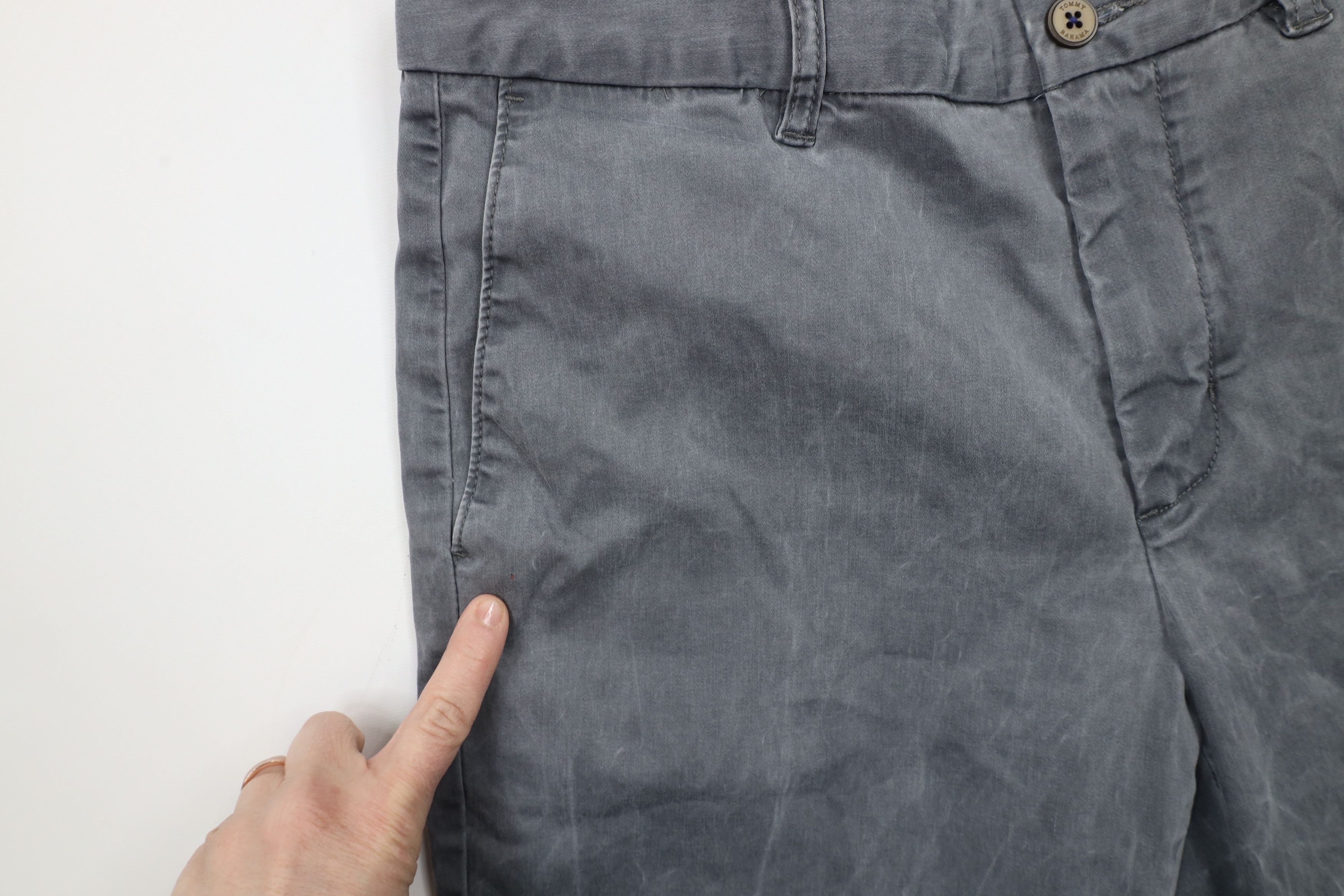 Tommy Bahama × Vintage Tommy Bahama Stonewash Pigment Dye Stretch Chino Pants Gray Size US 34 / EU 50 - 5 Thumbnail