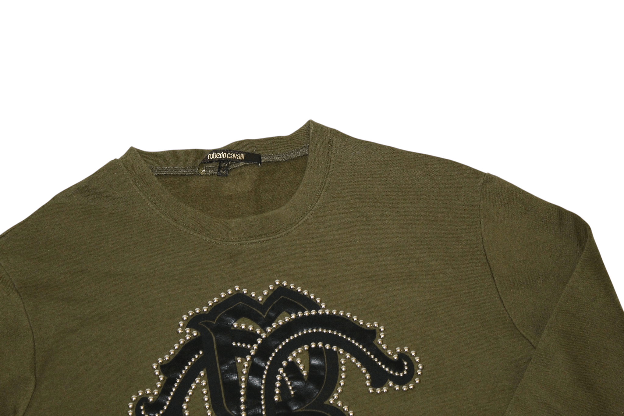 Roberto Cavalli Roberto Cavalli Big Logo Application Trim Sweatshirt Size US L / EU 52-54 / 3 - 8 Thumbnail